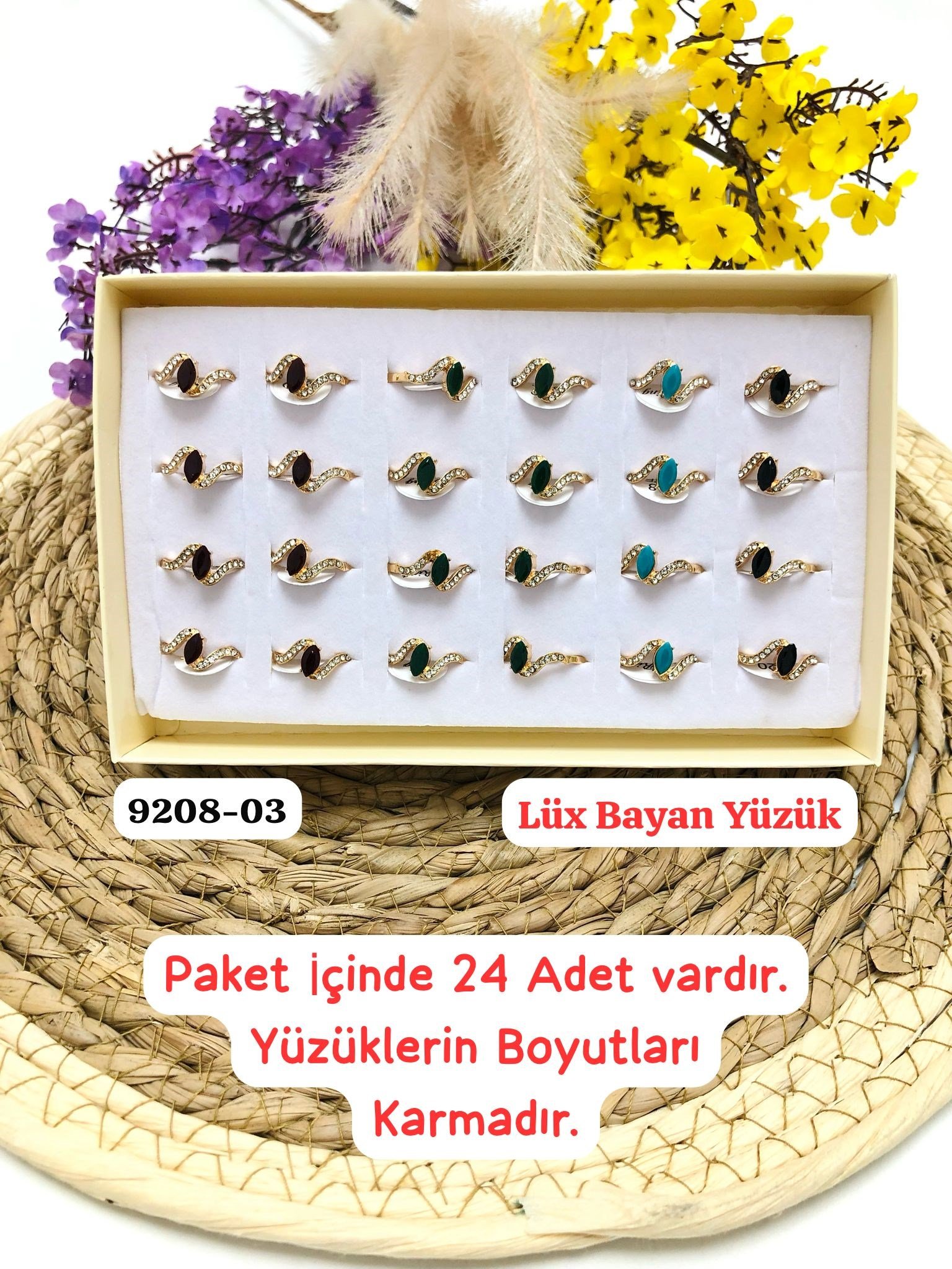 9208 Lüks Bayan Yüzük