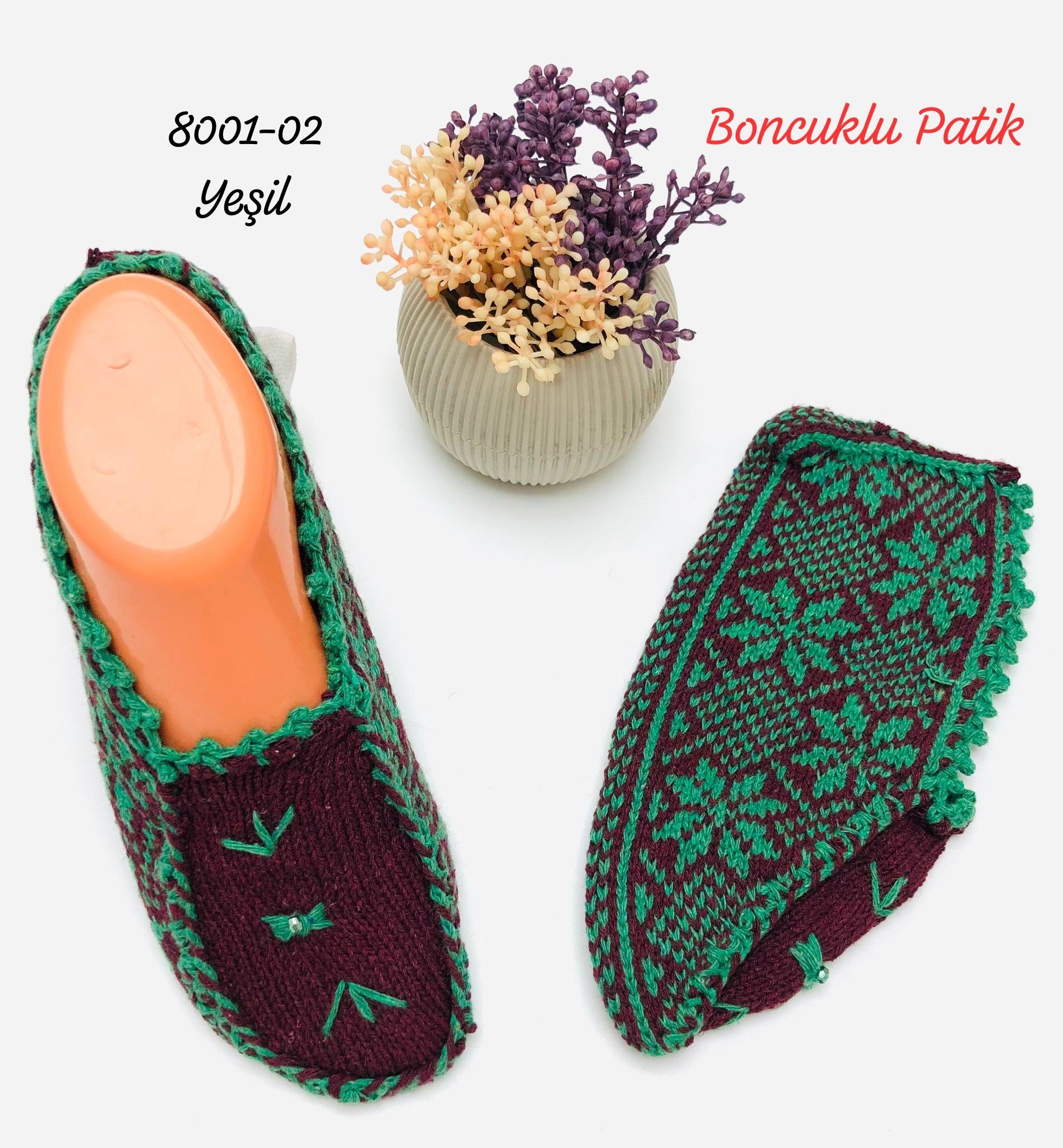 8001 Boncuklu Patik