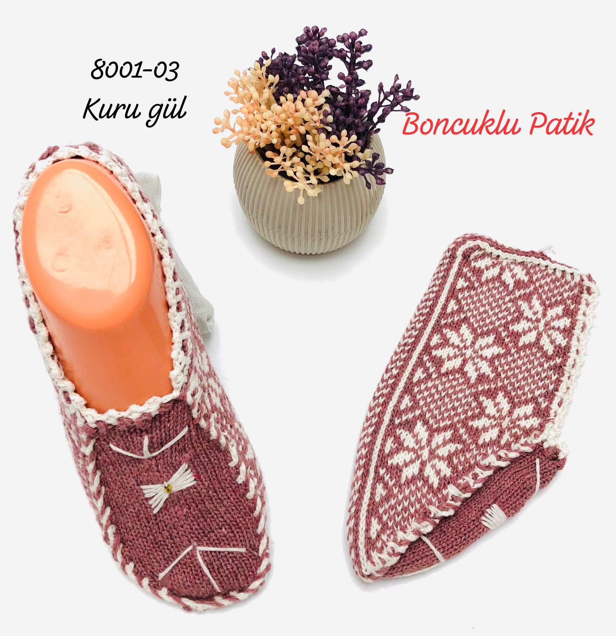 8001 Boncuklu Patik