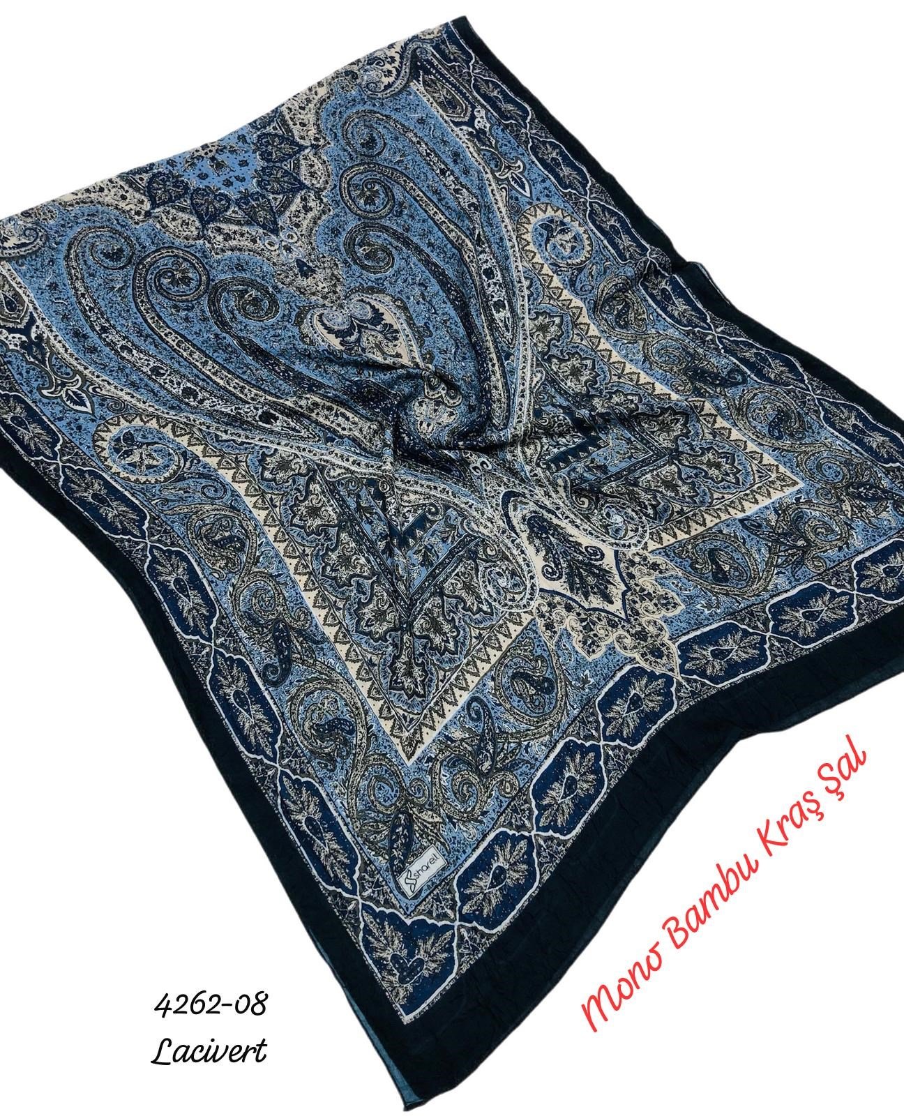 4262 Mono Bambu Kraş Şal