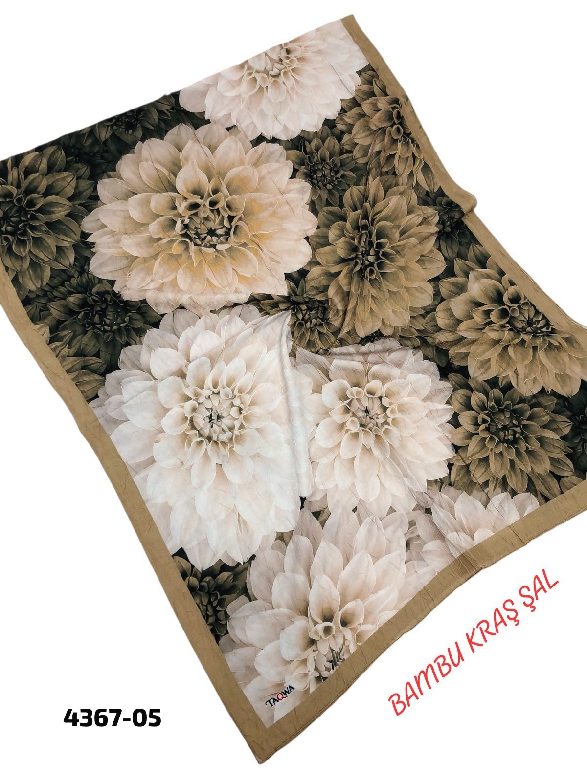 Desenli Bambu Kraş Şal