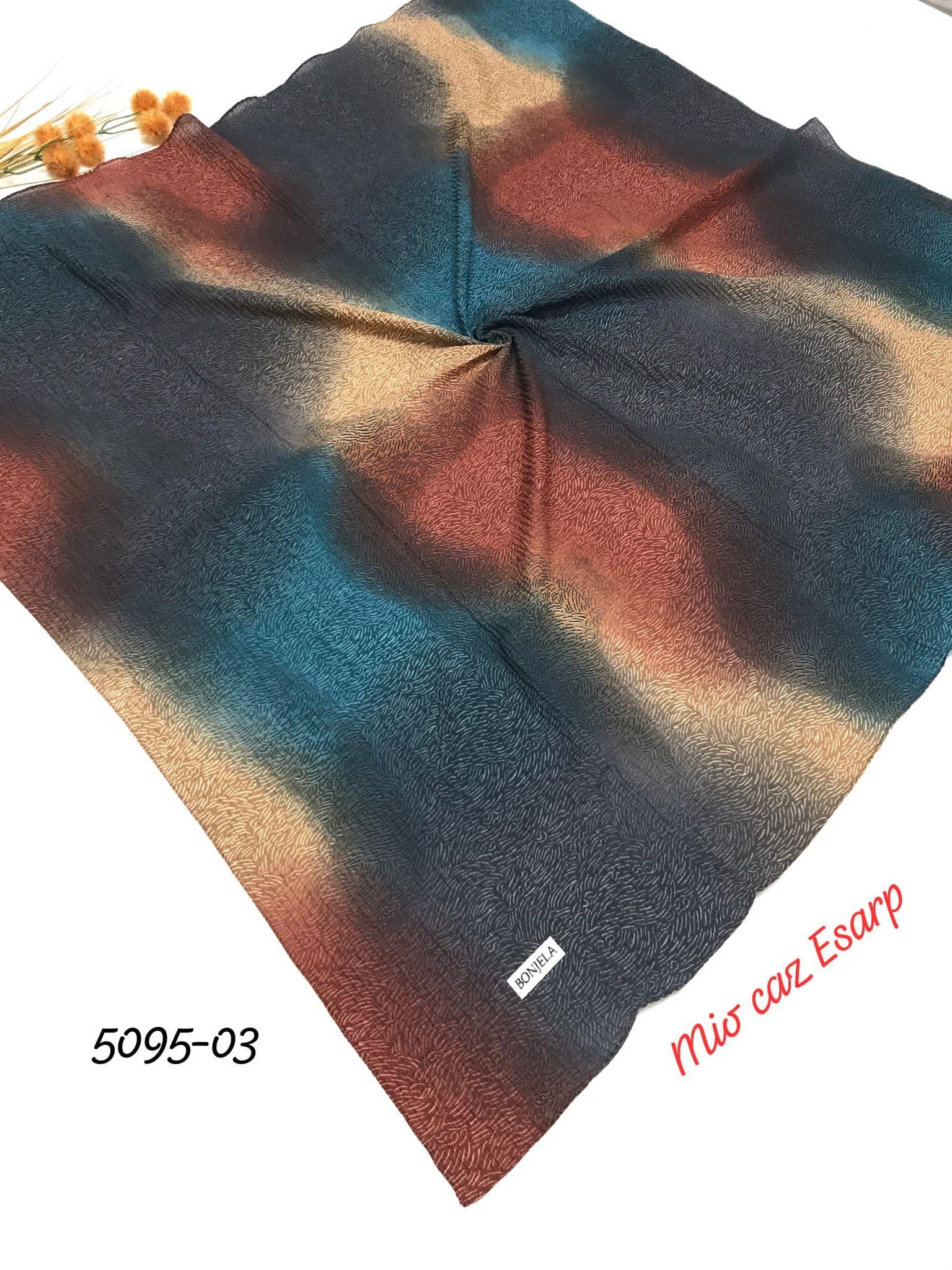 5095 Desenli Mio Caz Eşarp