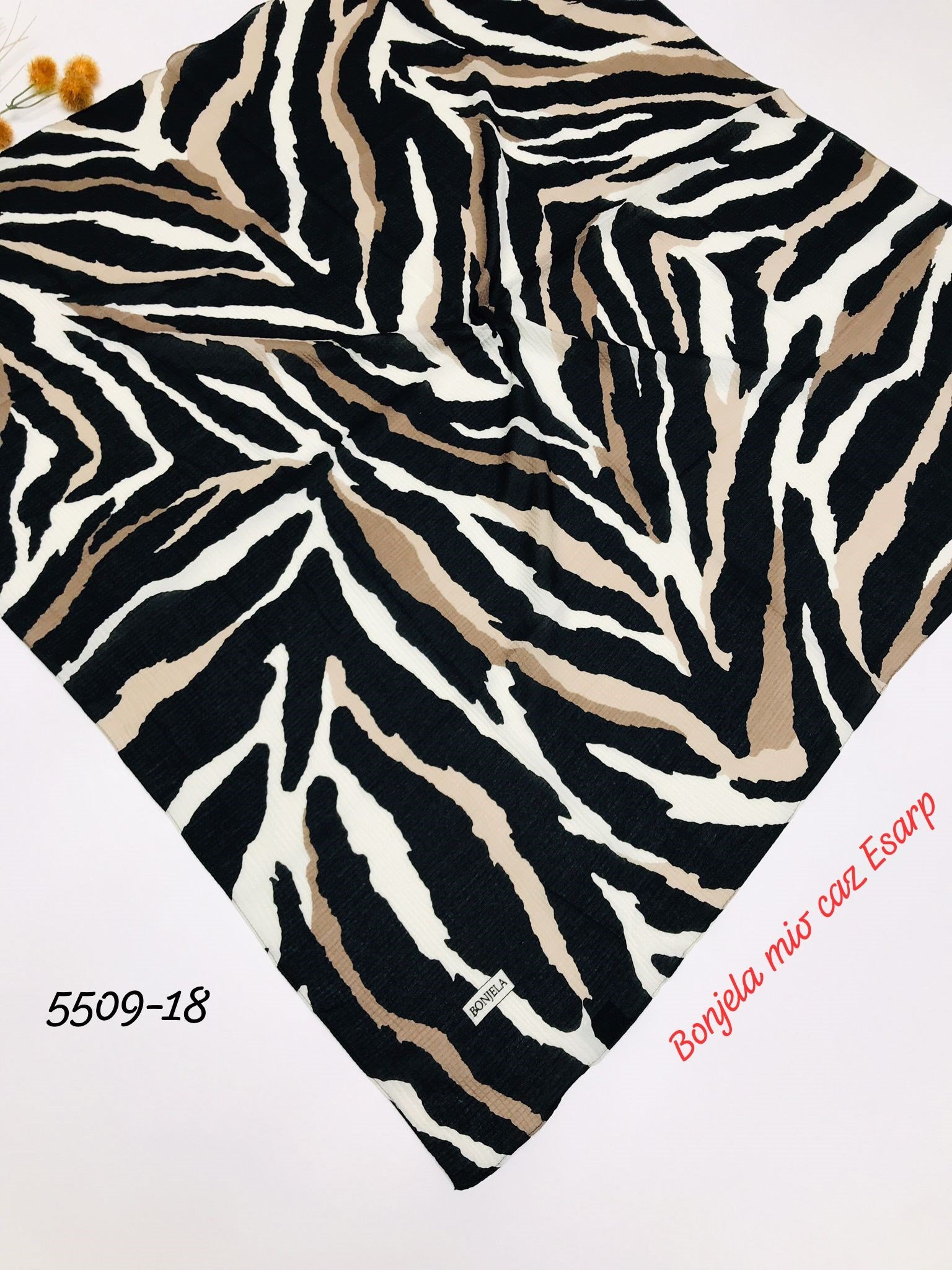5509 Desenli Mio Caz Eşarp