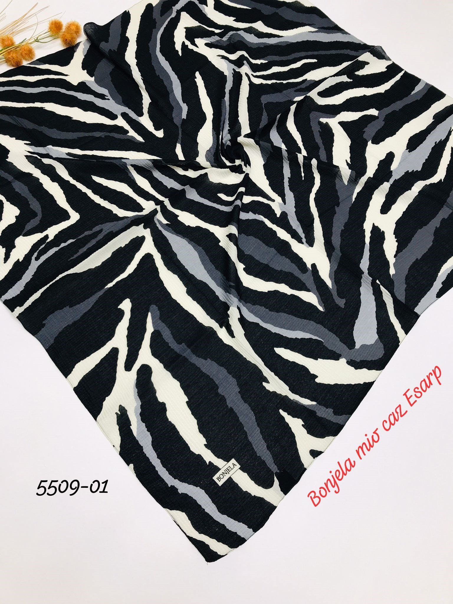 5509 Desenli Mio Caz Eşarp