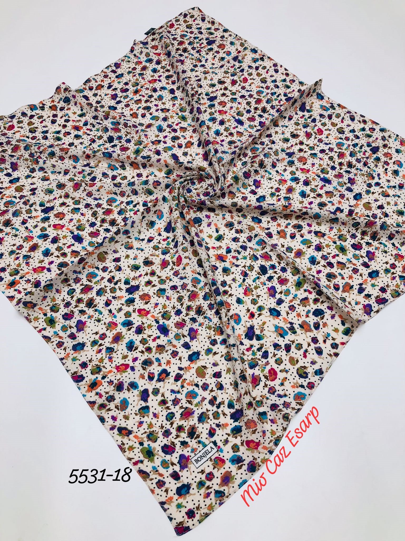 5531 Desenli Mio Caz Eşarp