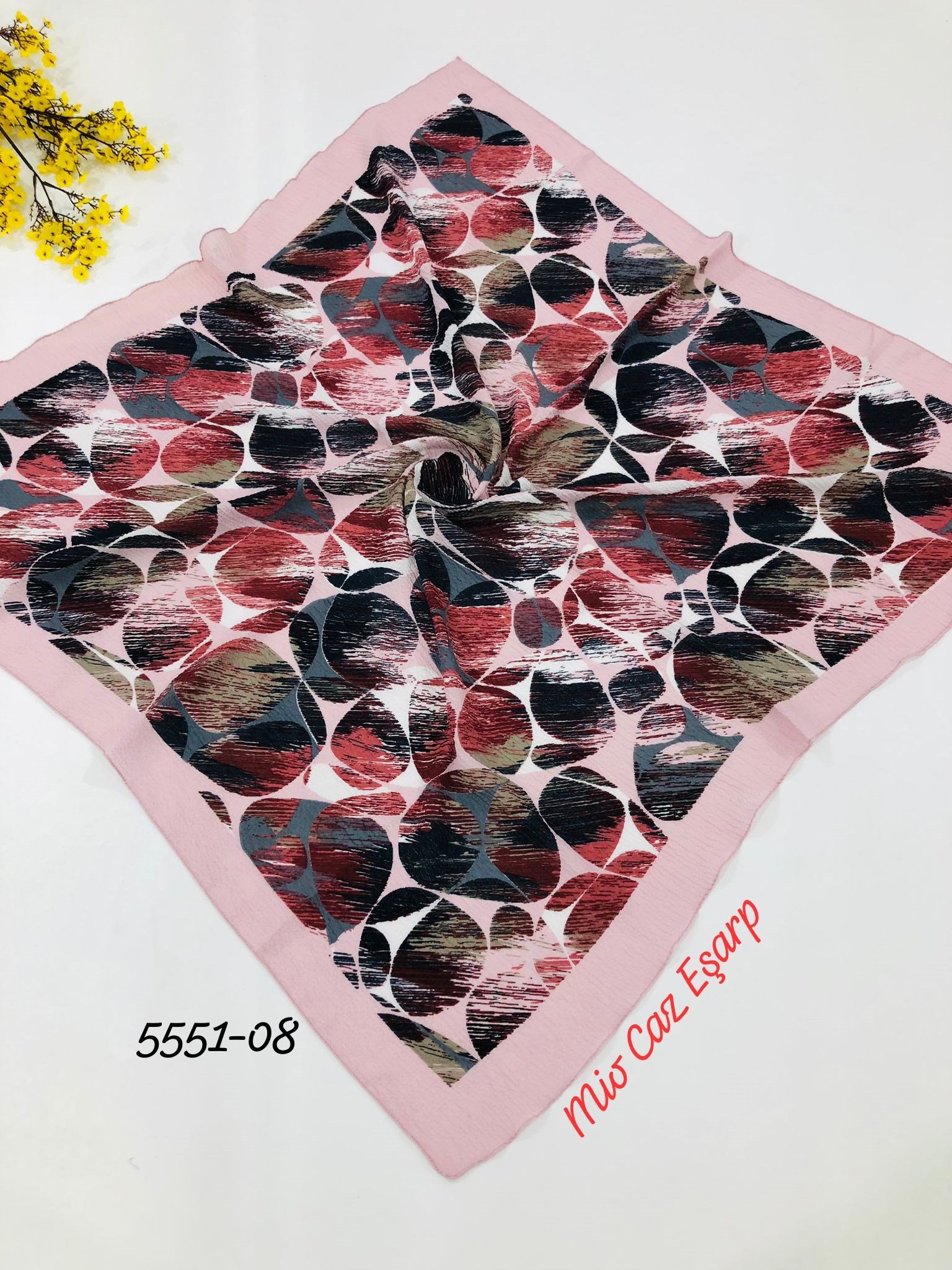 5551 Desenli Mio Caz Eşarp