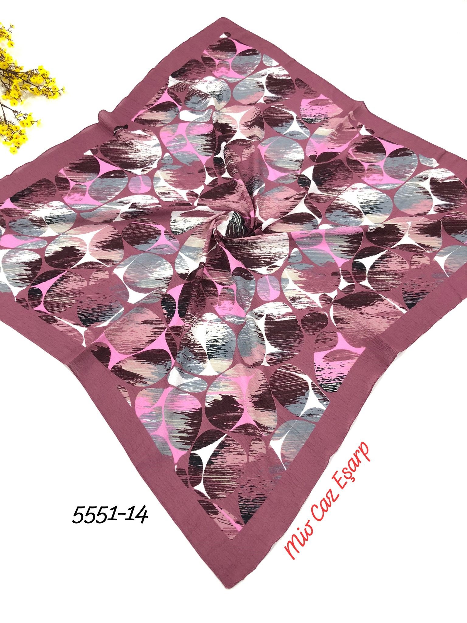 5551 Desenli Mio Caz Eşarp