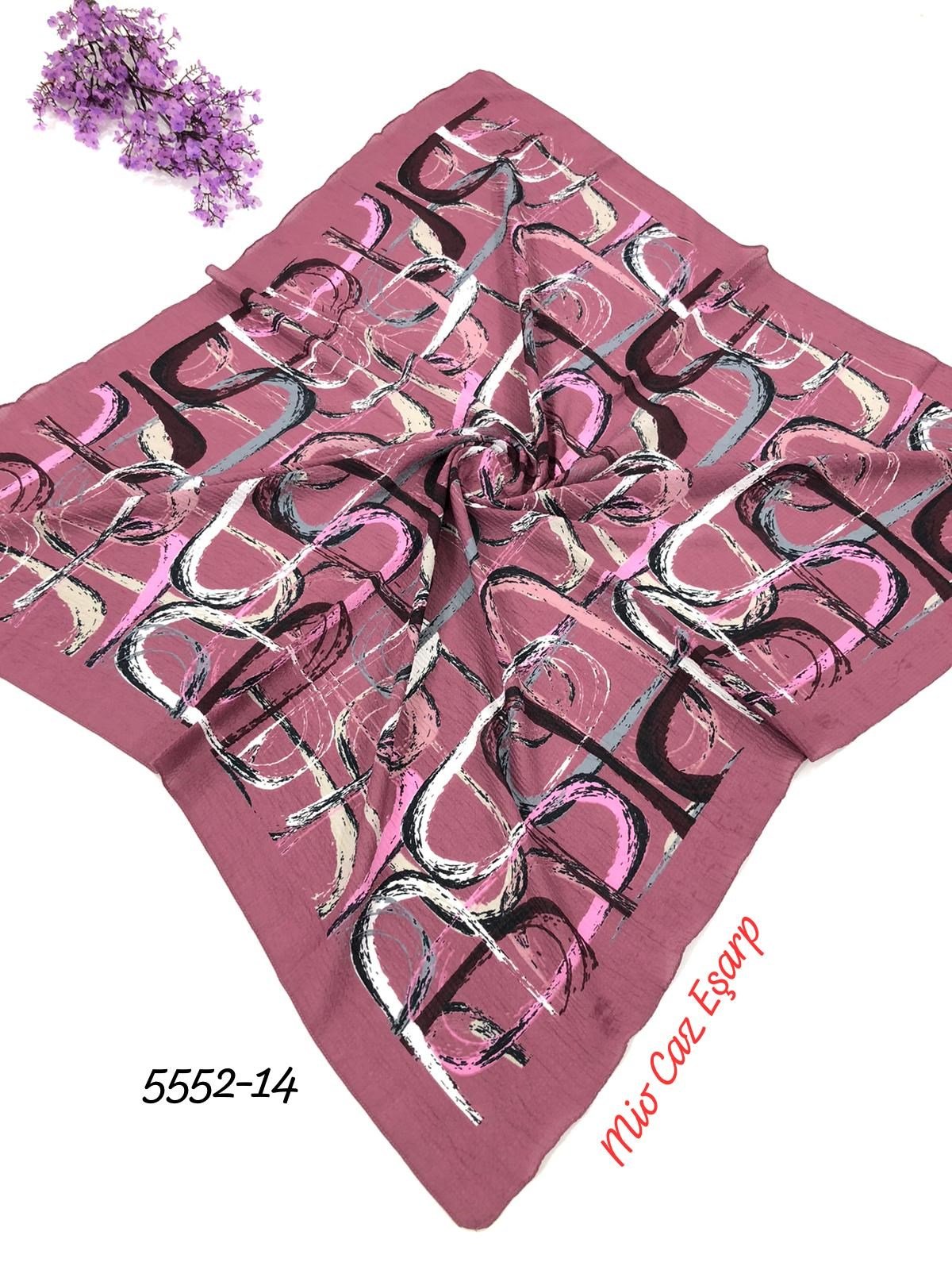 5552 Desenli Mio Caz Eşarp
