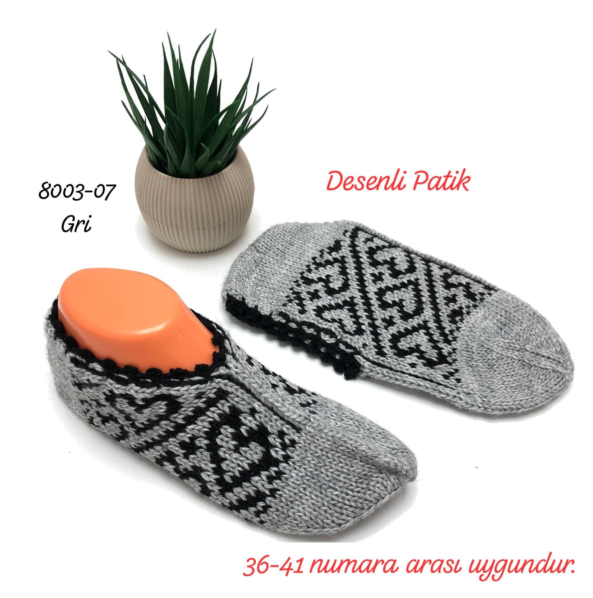 8003 Desenli Patik