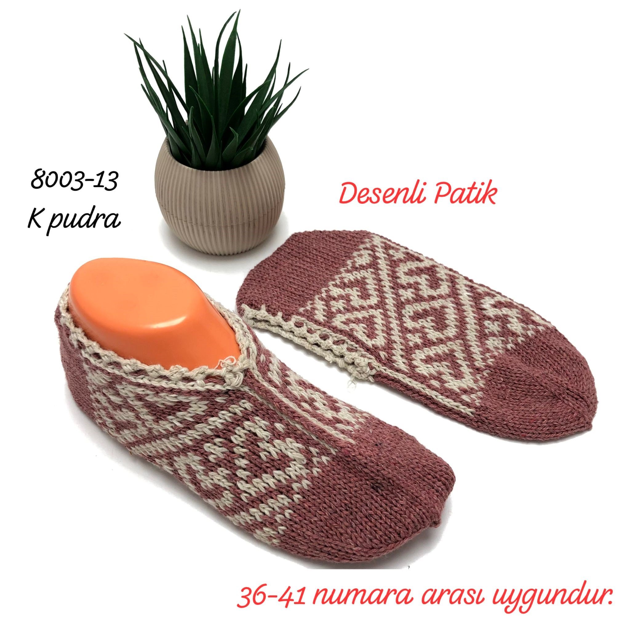 8003 Desenli Patik