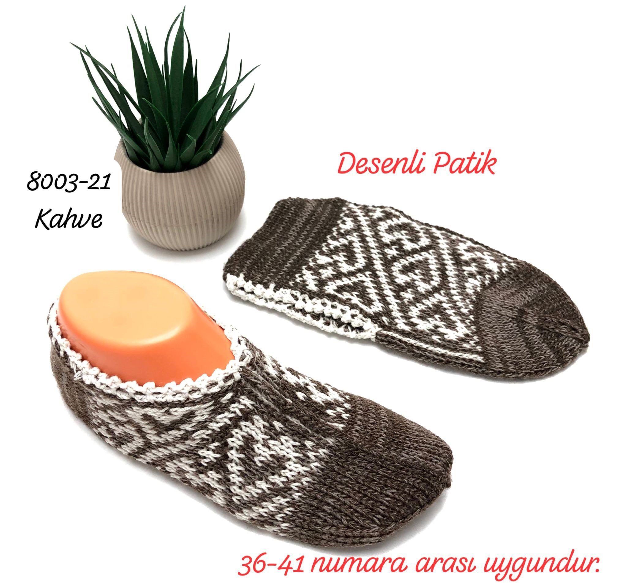 8003 Desenli Patik