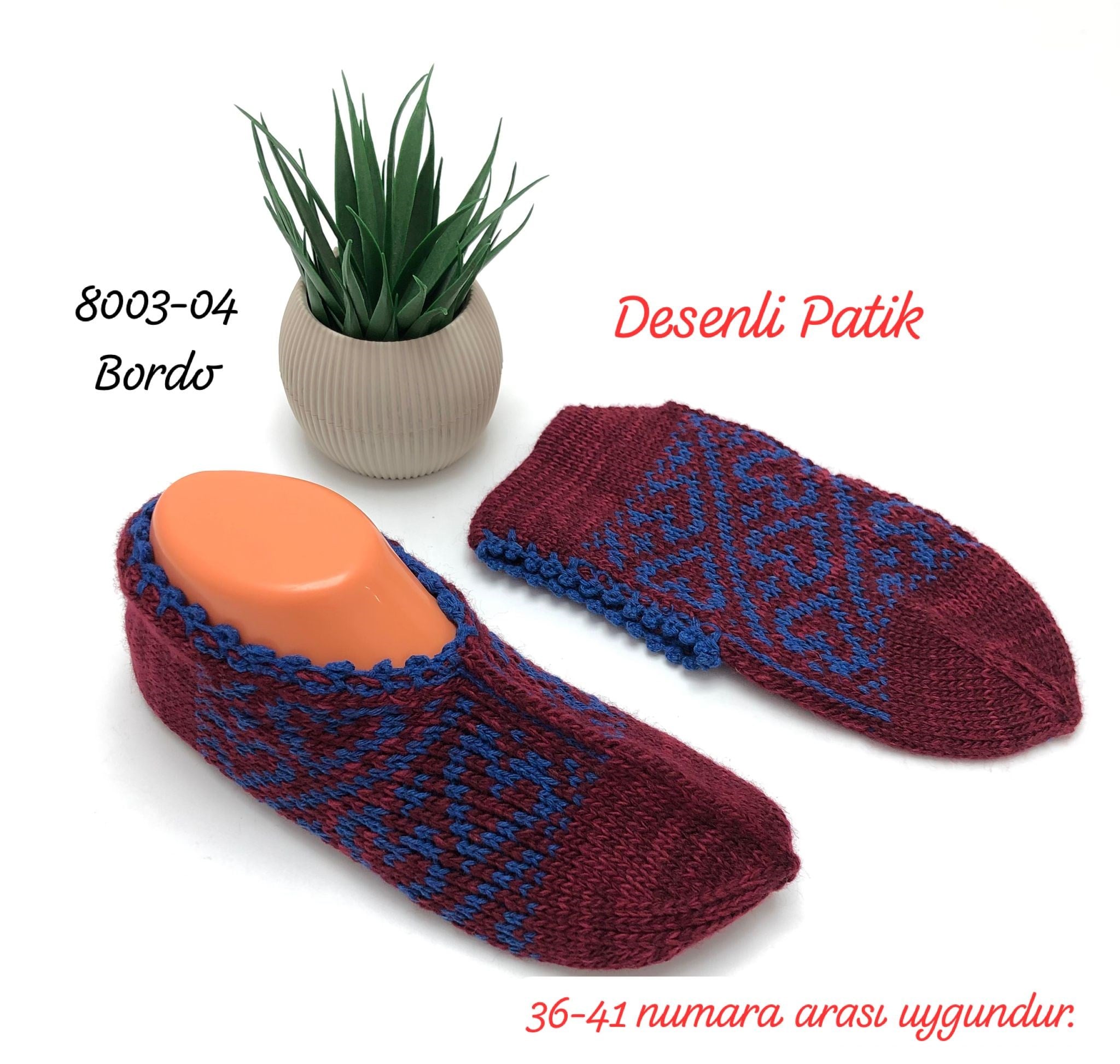 8003 Desenli Patik