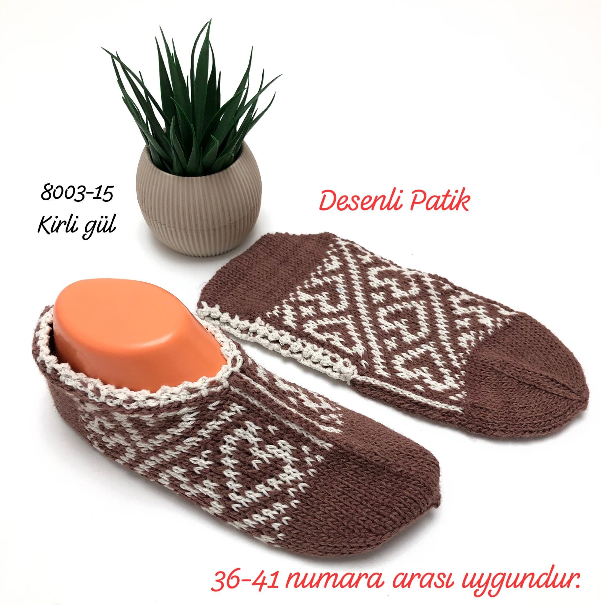 8003 Desenli Patik