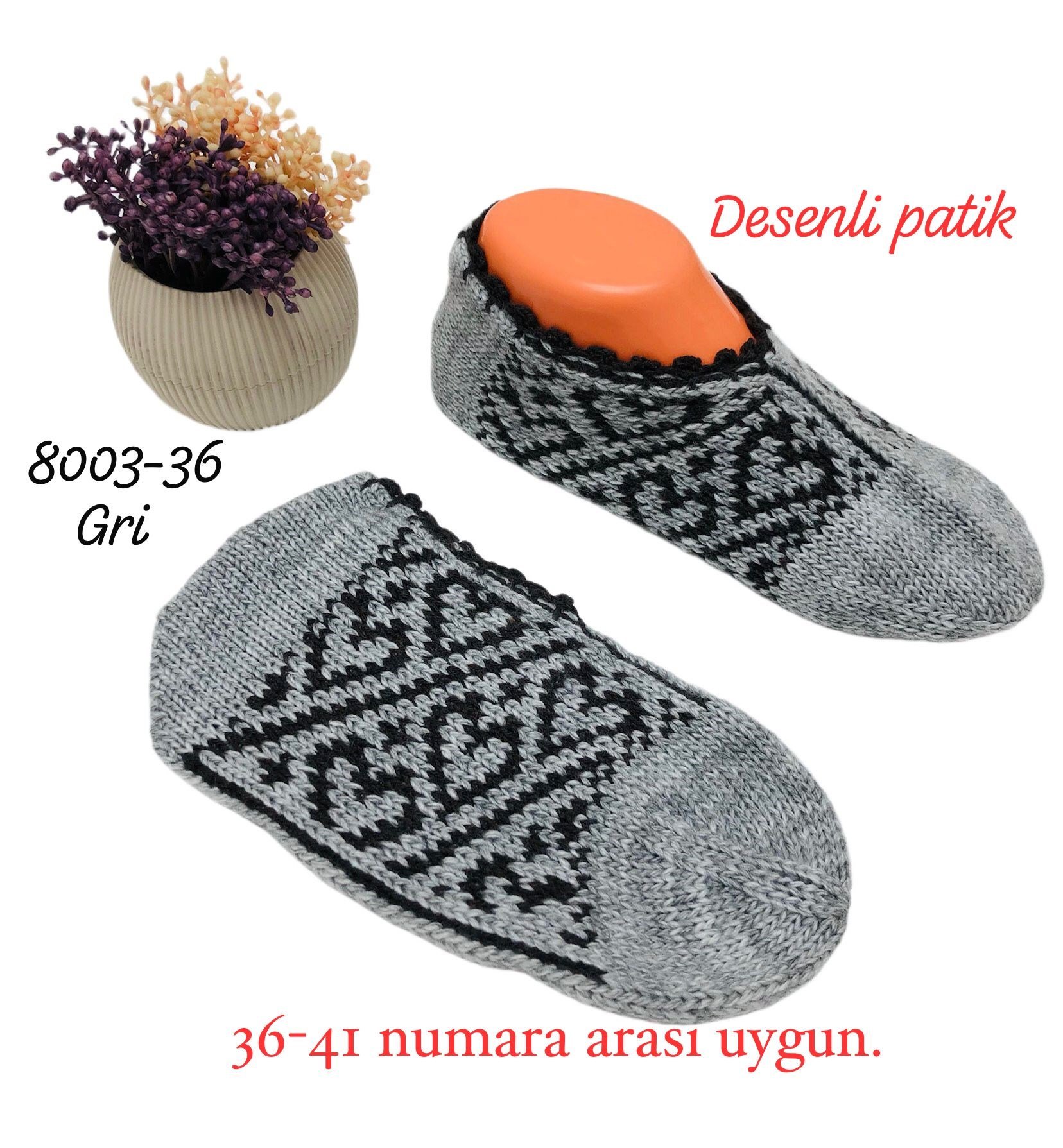 8003 Desenli Patik