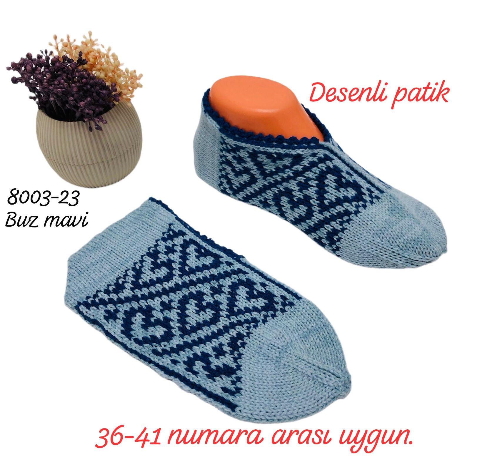 8003 Desenli Patik