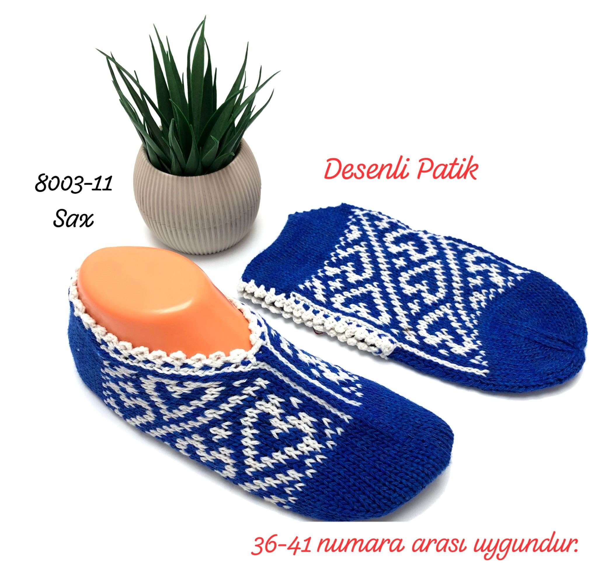 8003 Desenli Patik