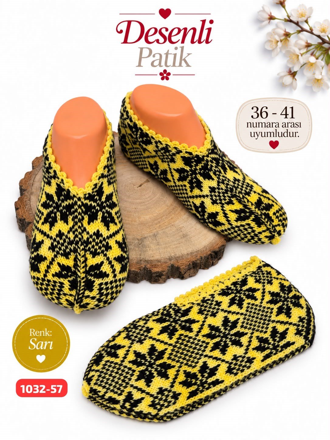 Desenli Patik