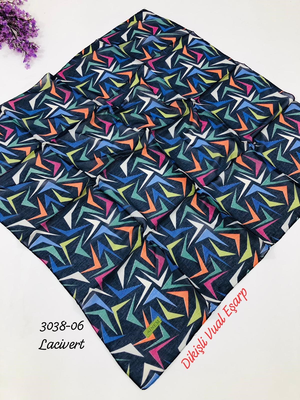 3038 Dikişli Vual Eşarp