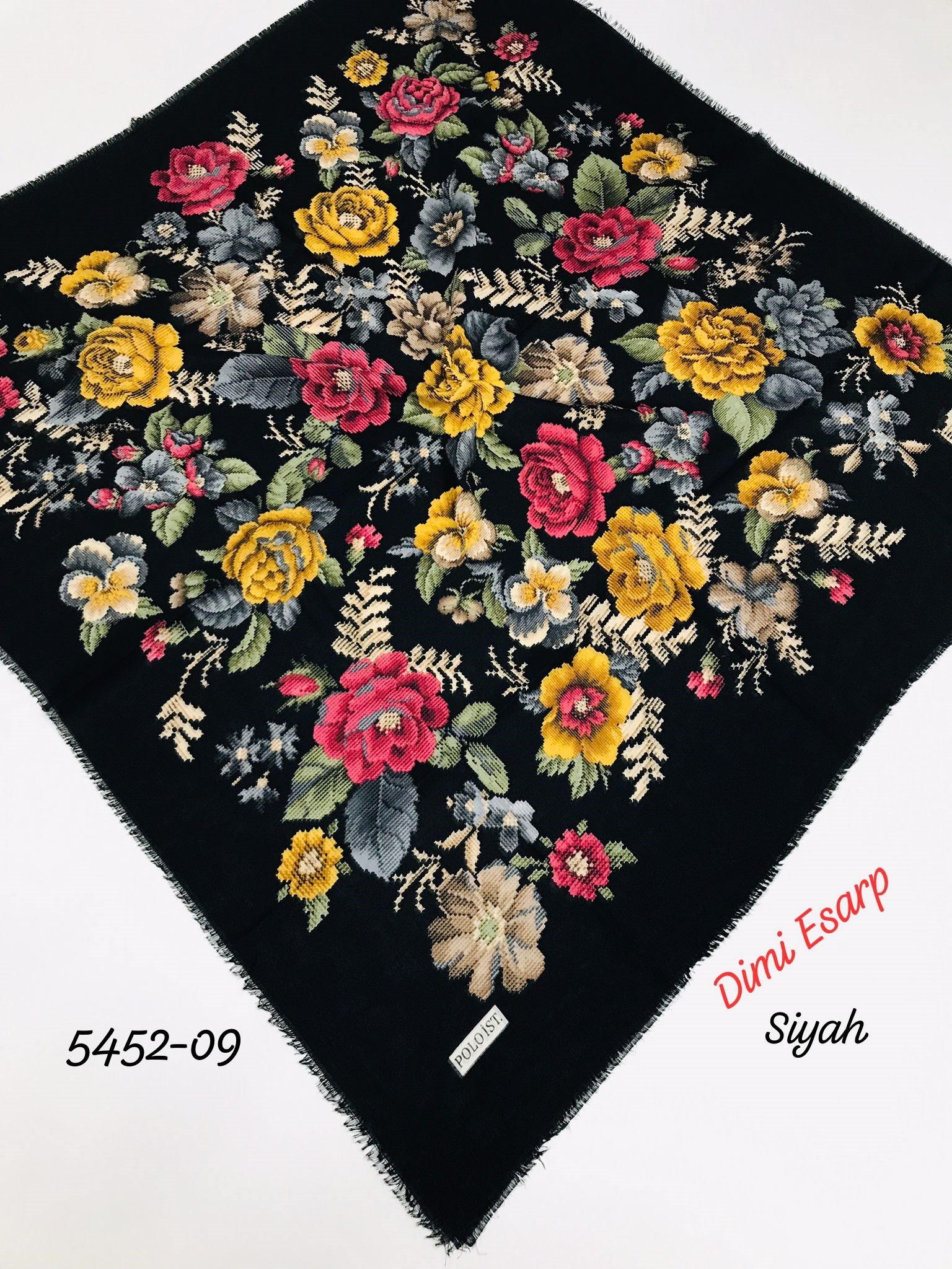 5452 Dimi Flamlı Eşarp