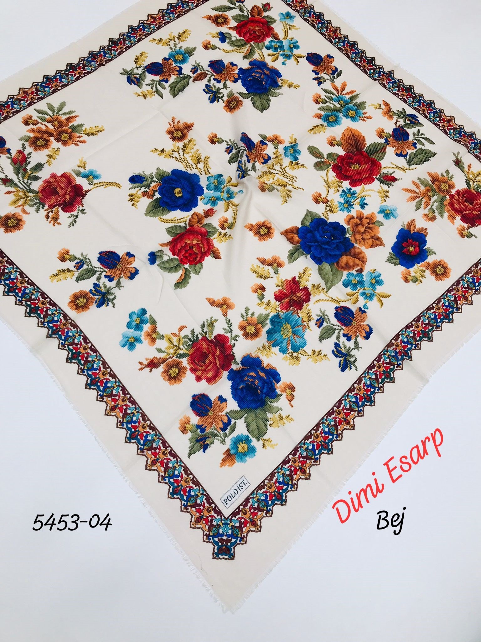 5453 Dimi Flamlı Eşarp