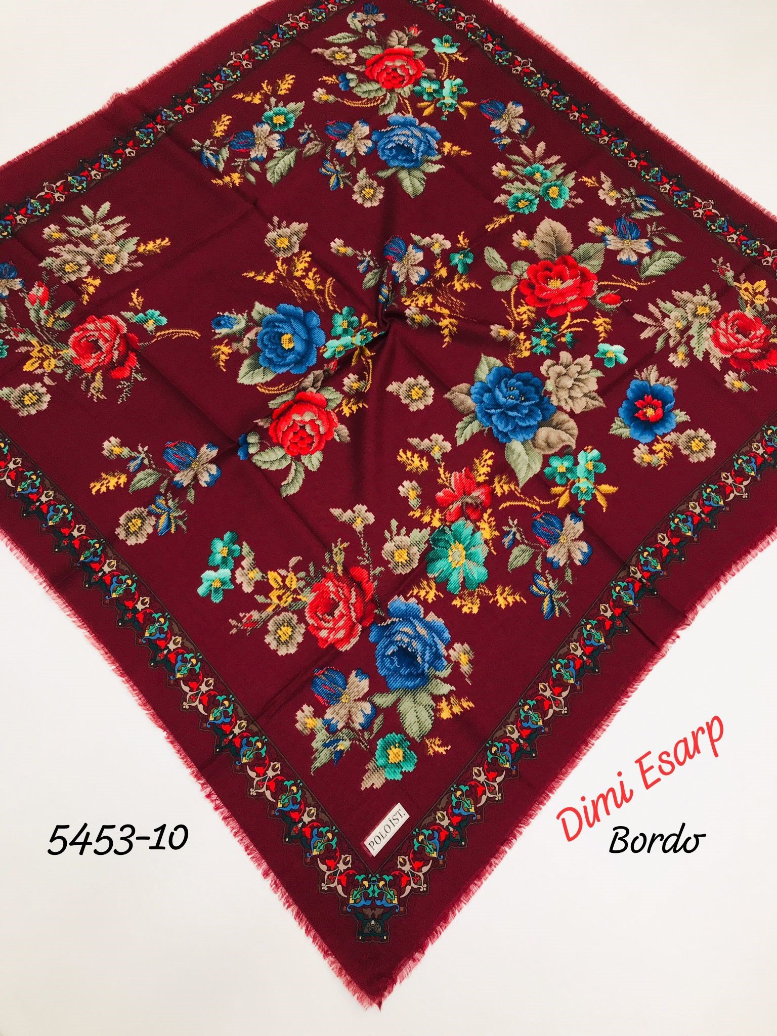 5453 Dimi Flamlı Eşarp