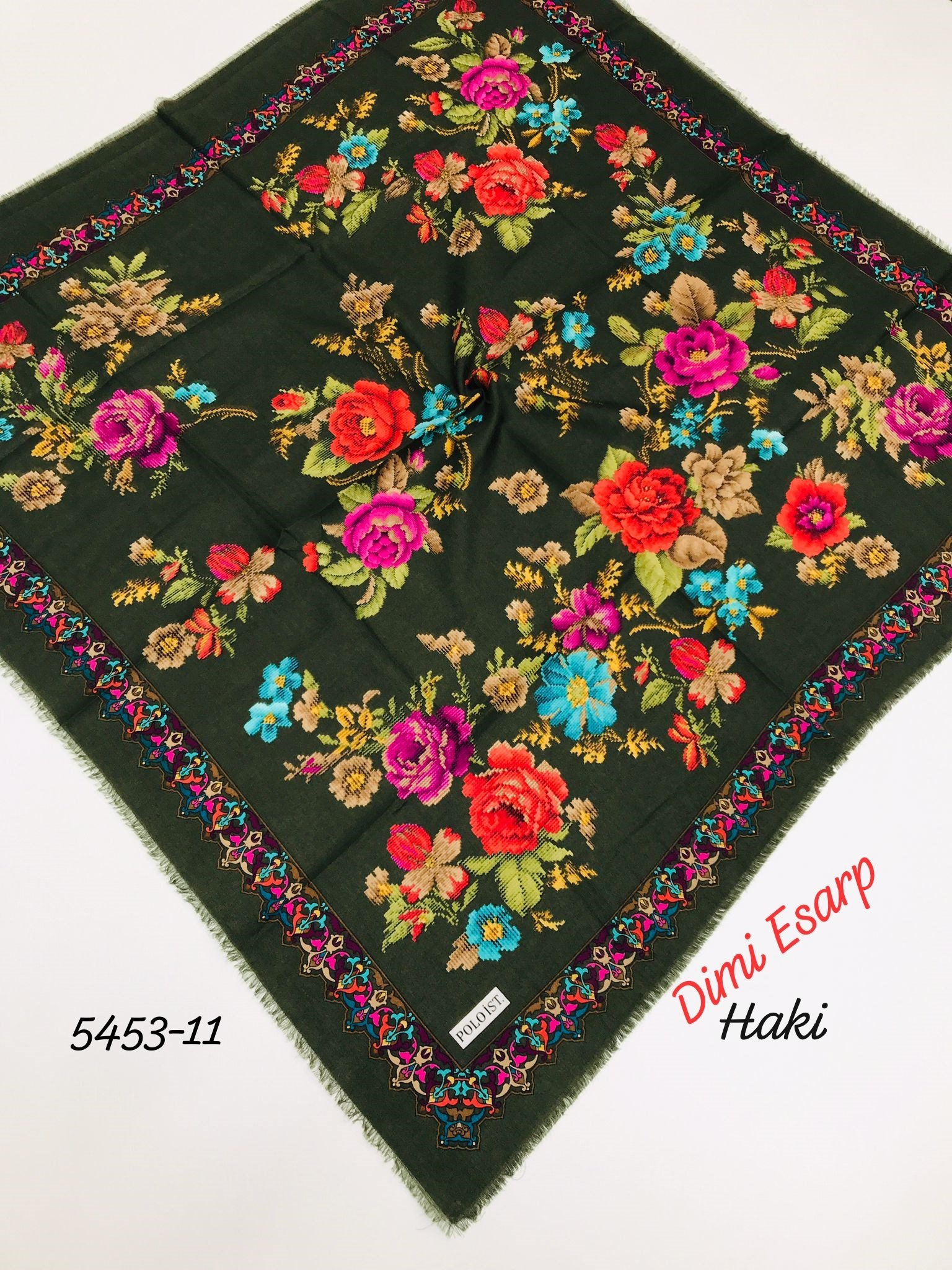 5453 Dimi Flamlı Eşarp