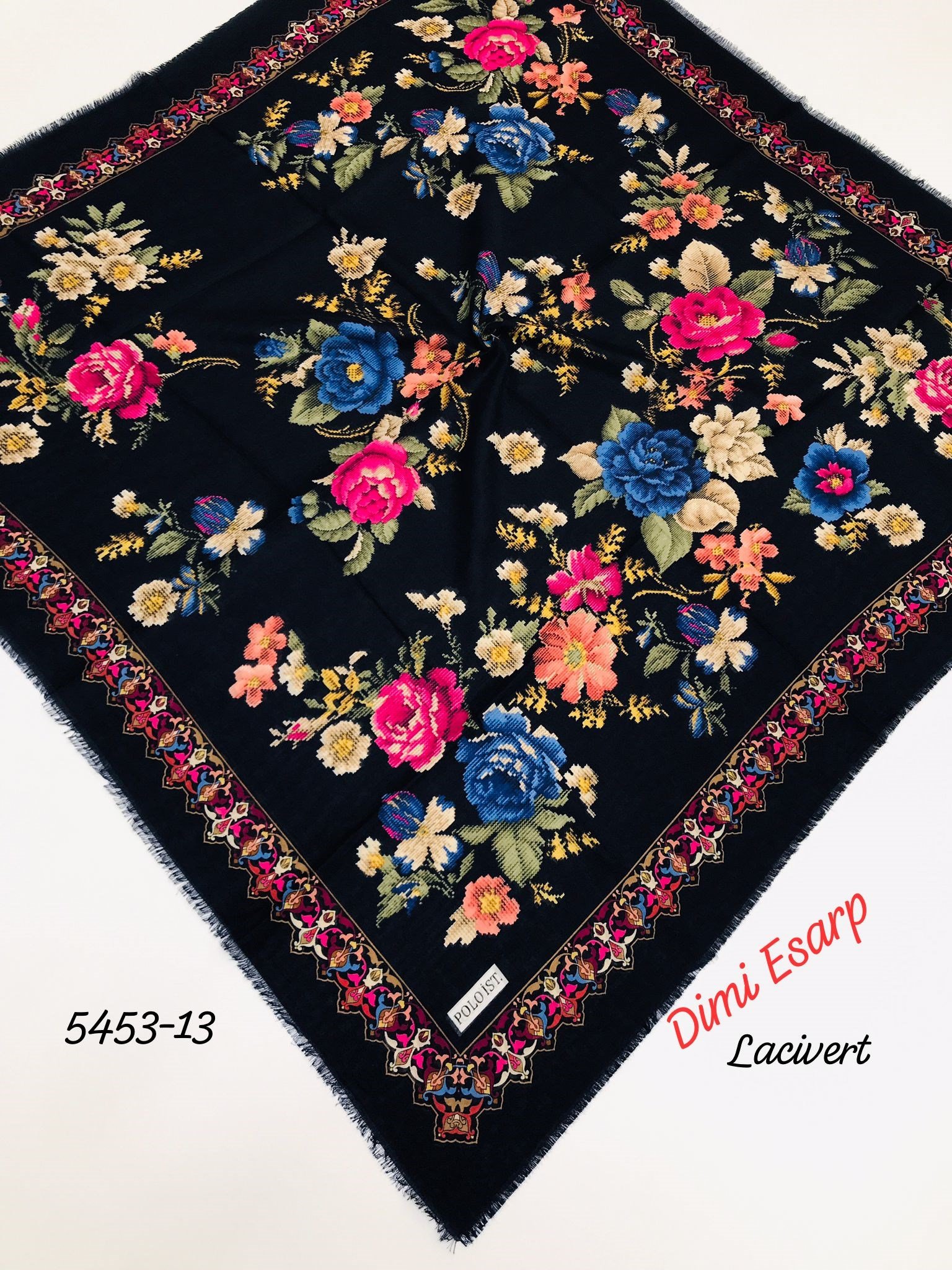 5453 Dimi Flamlı Eşarp
