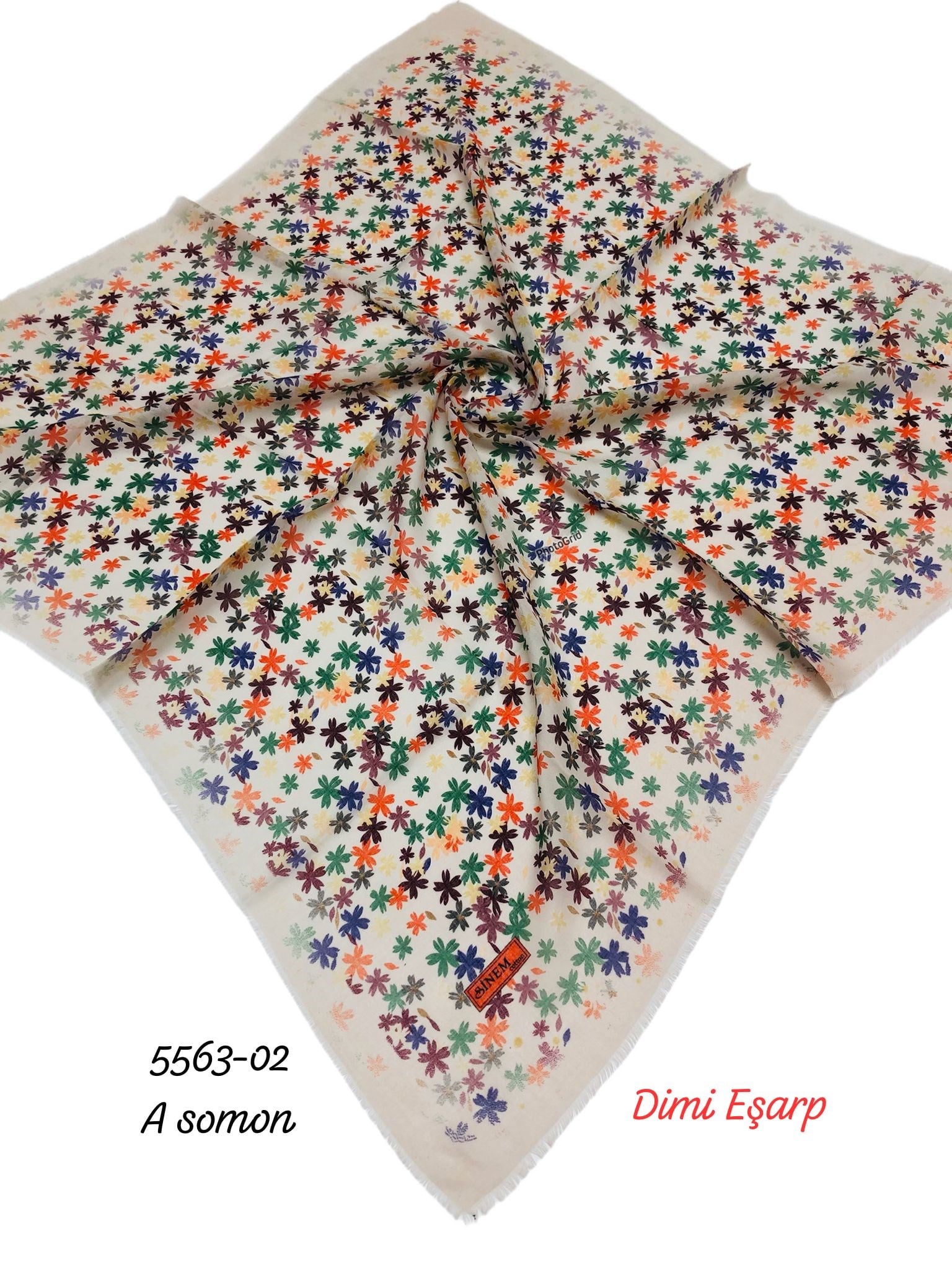 5563 Dimi Pamuk Eşarp