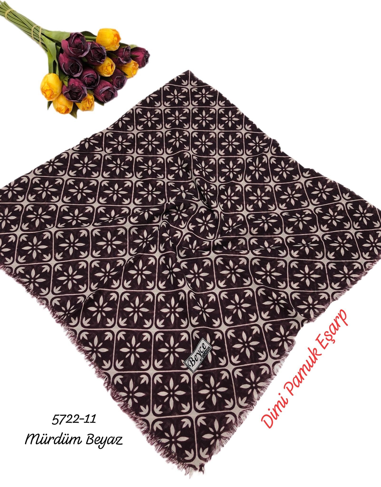 5722 Dimi Pamuk Eşarp
