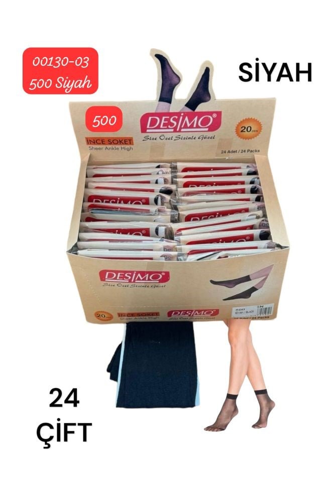 00130 Soket Çorap 24 lü Paket