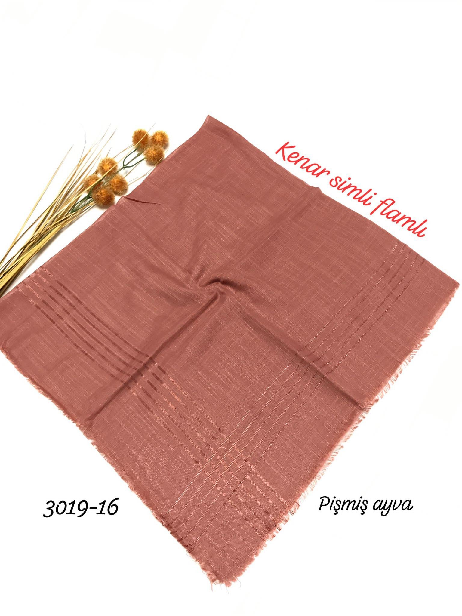 3019 Kenar Simli Flamlı