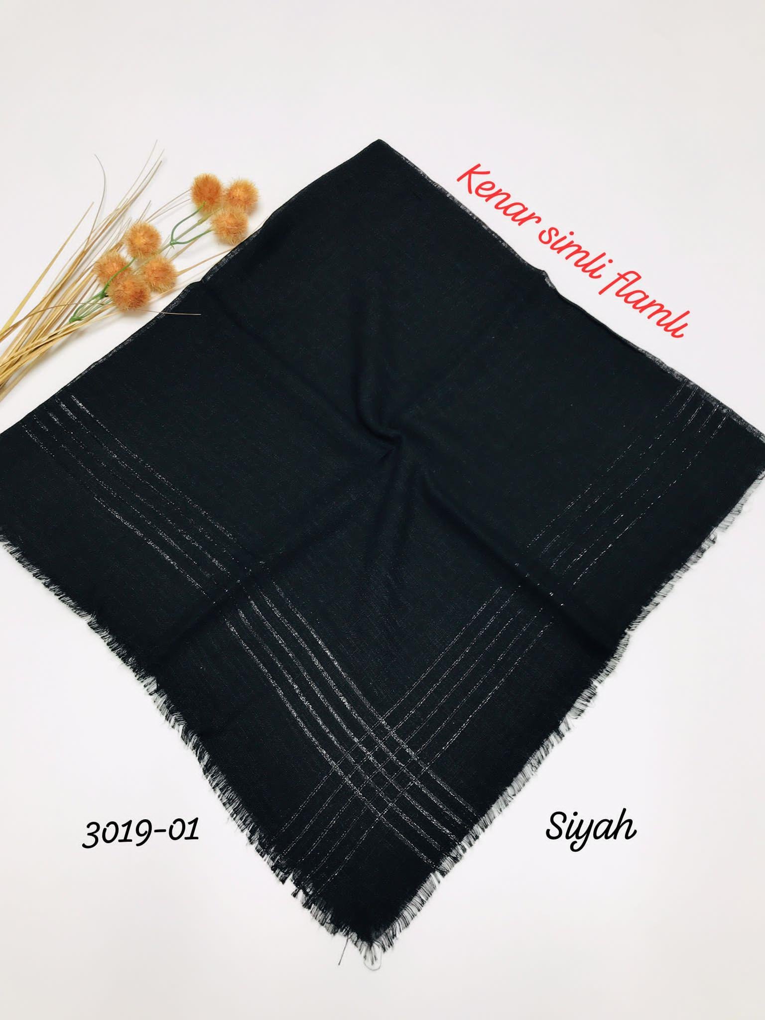 3019 Kenar Simli Flamlı