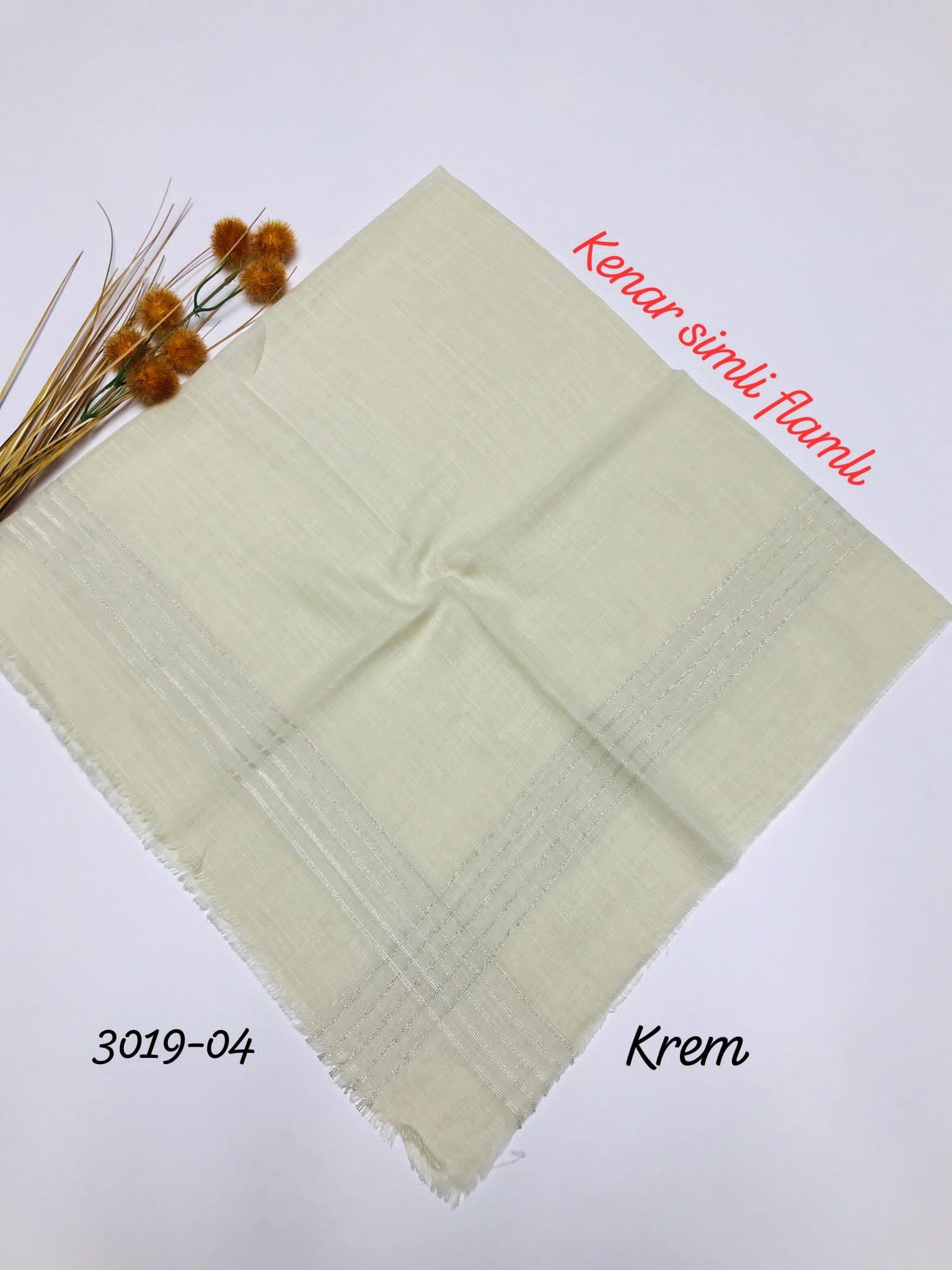 3019 Kenar Simli Flamlı