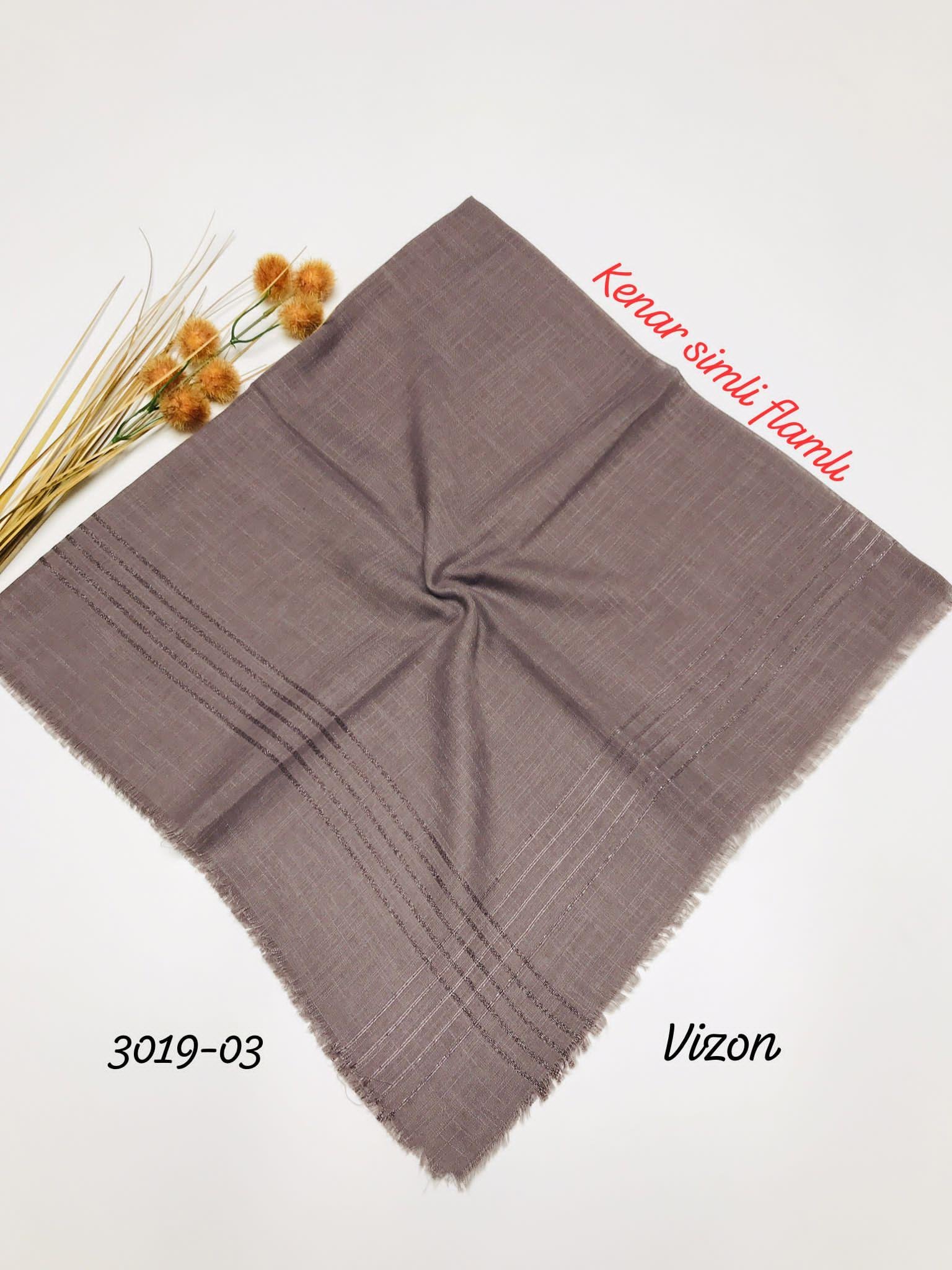 3019 Kenar Simli Flamlı