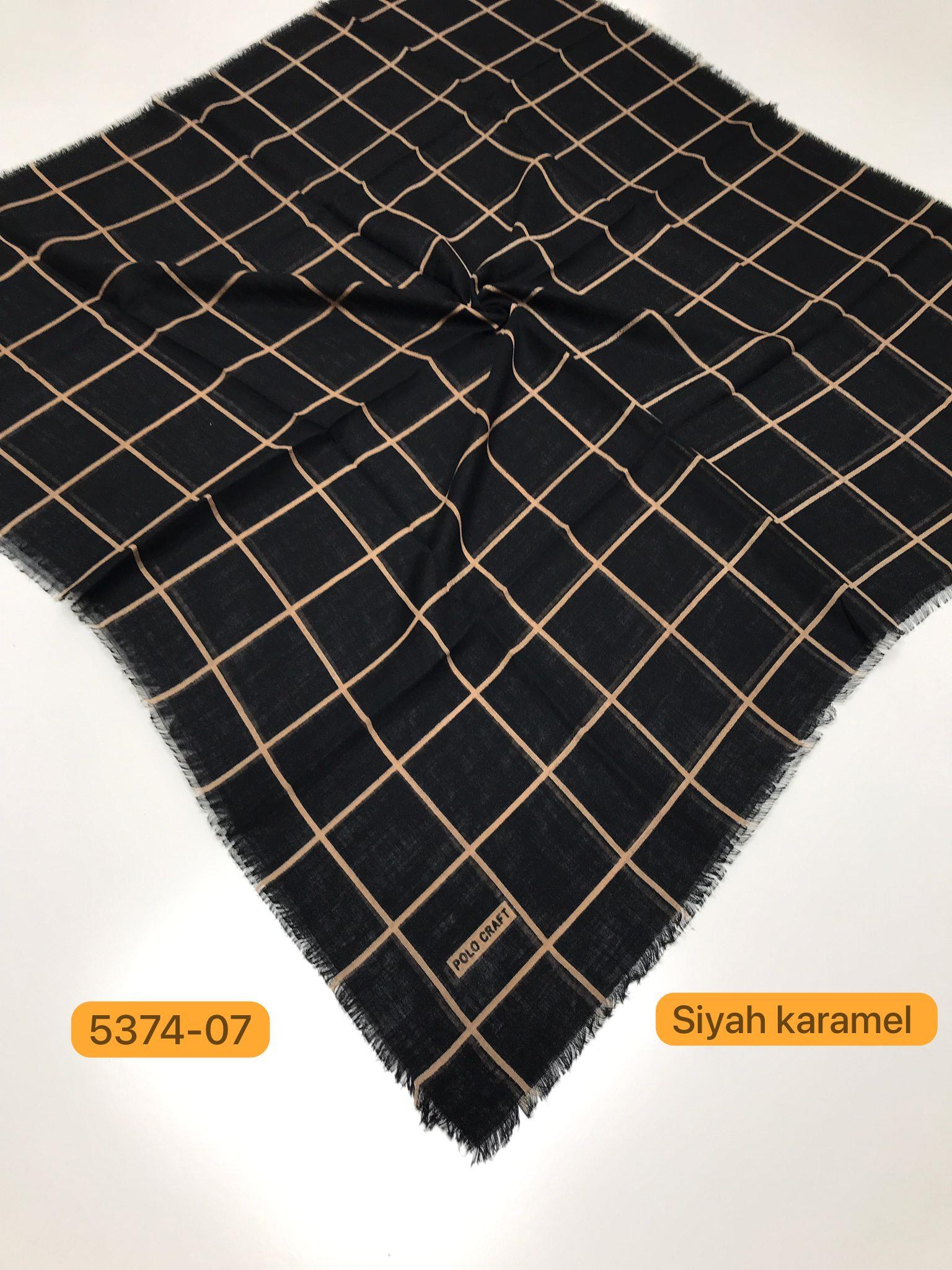 5374 Flamlı  Pamuk Eşarp