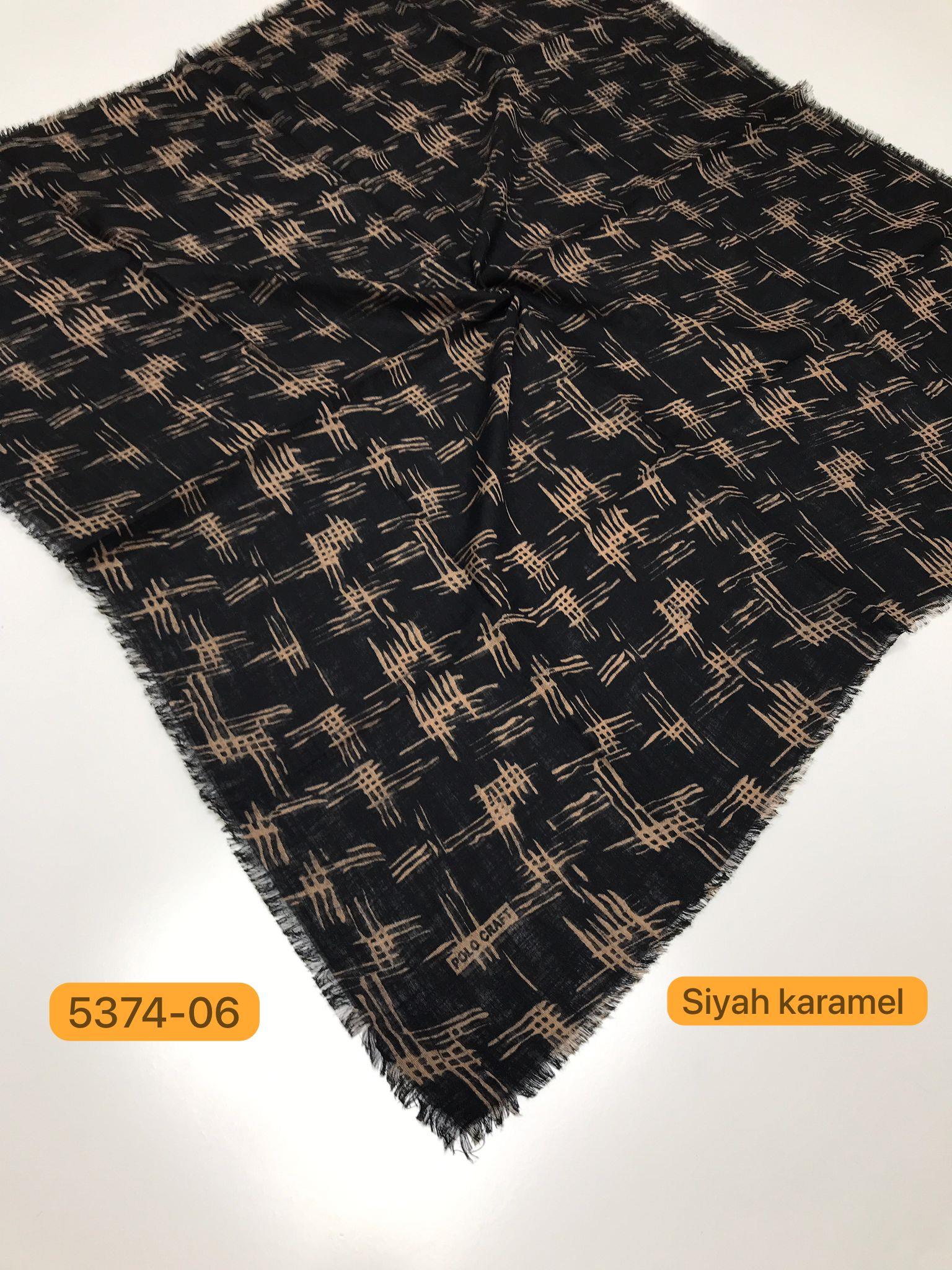 5374 Flamlı  Pamuk Eşarp