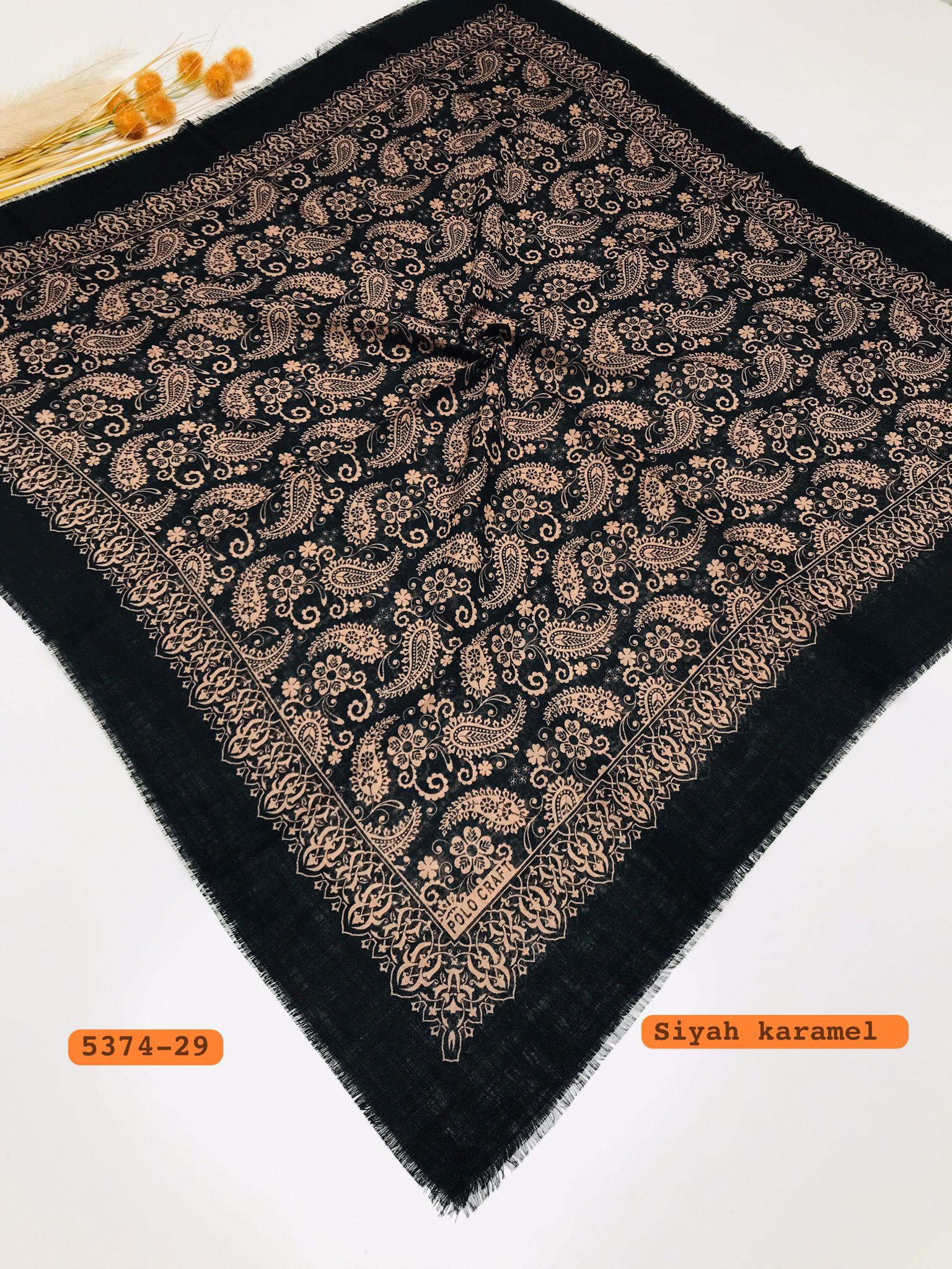 5374 Flamlı  Pamuk Eşarp