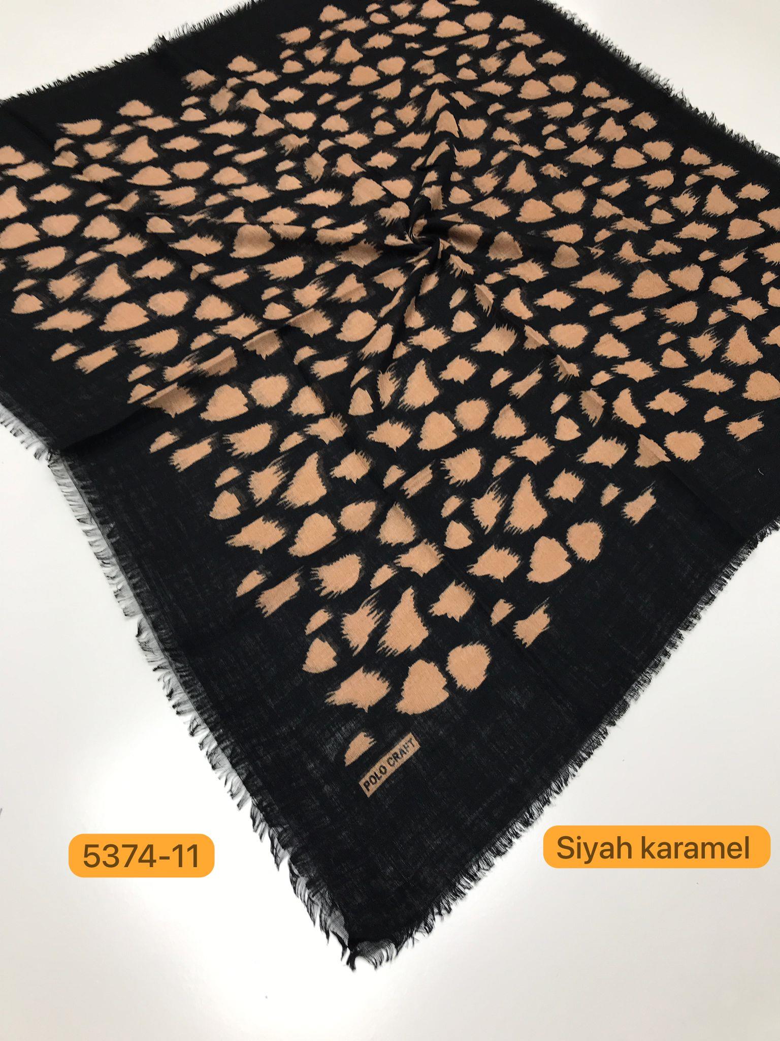 5374 Flamlı  Pamuk Eşarp