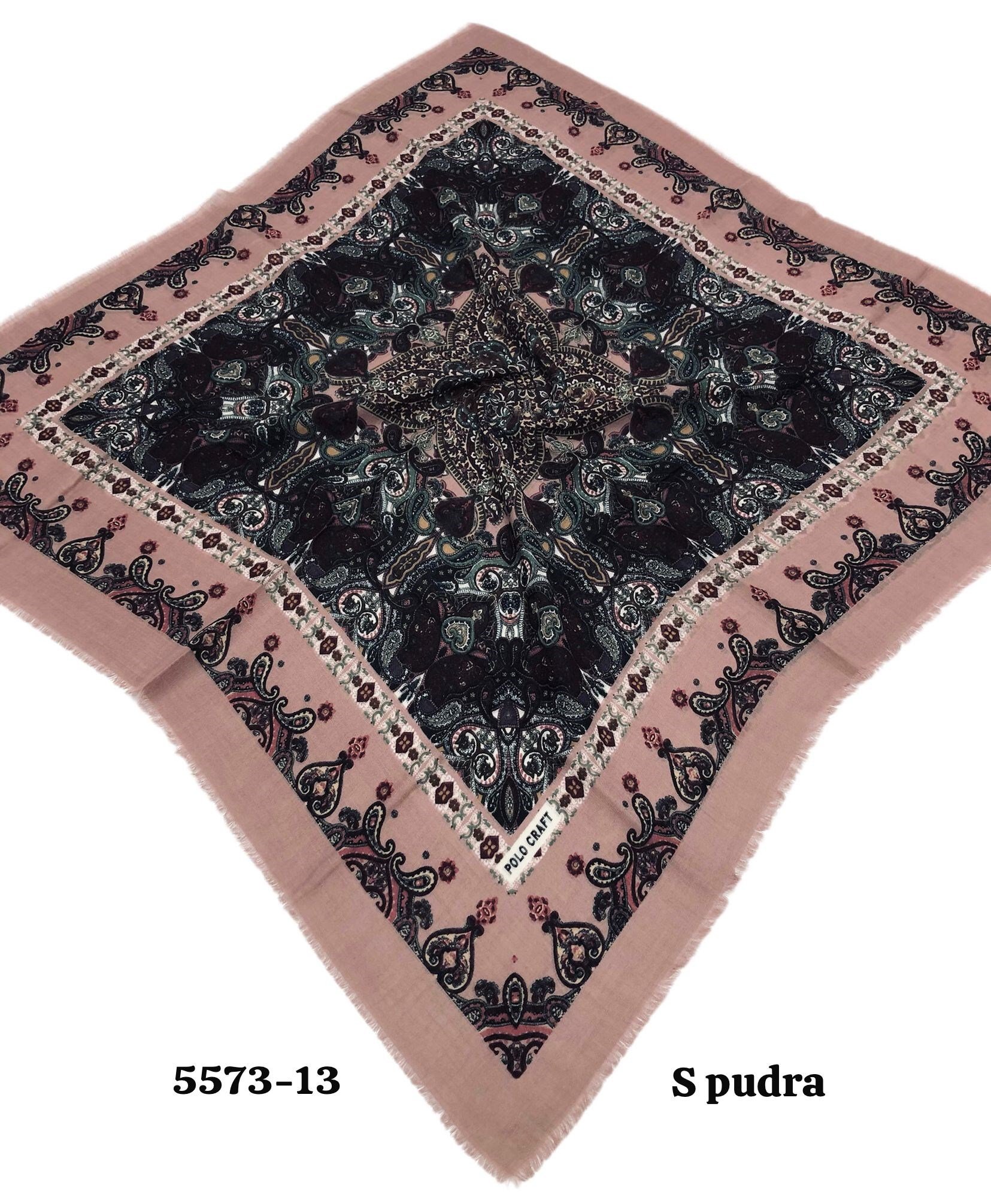 5573 Flamlı Pamuk Eşarp