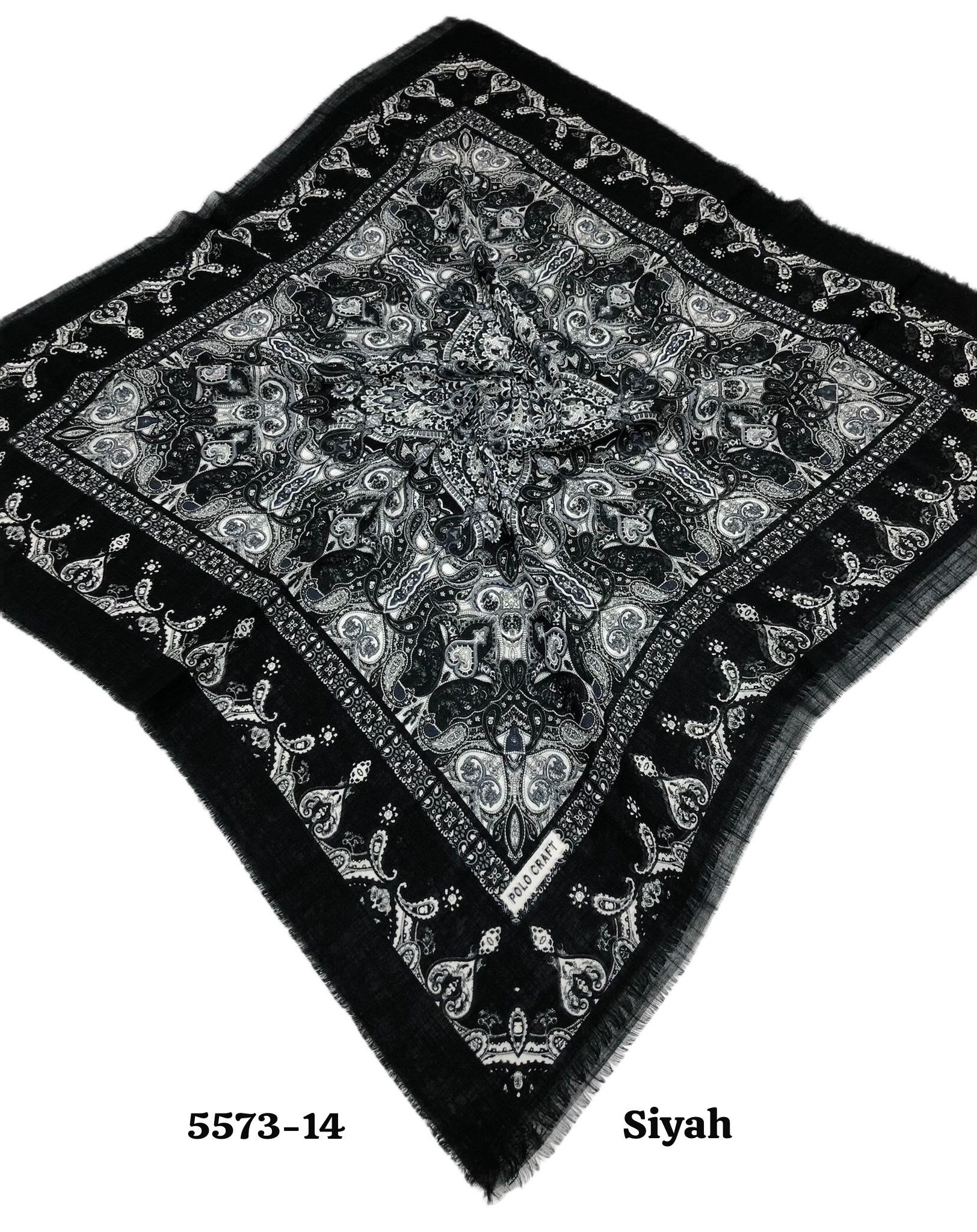5573 Flamlı Pamuk Eşarp