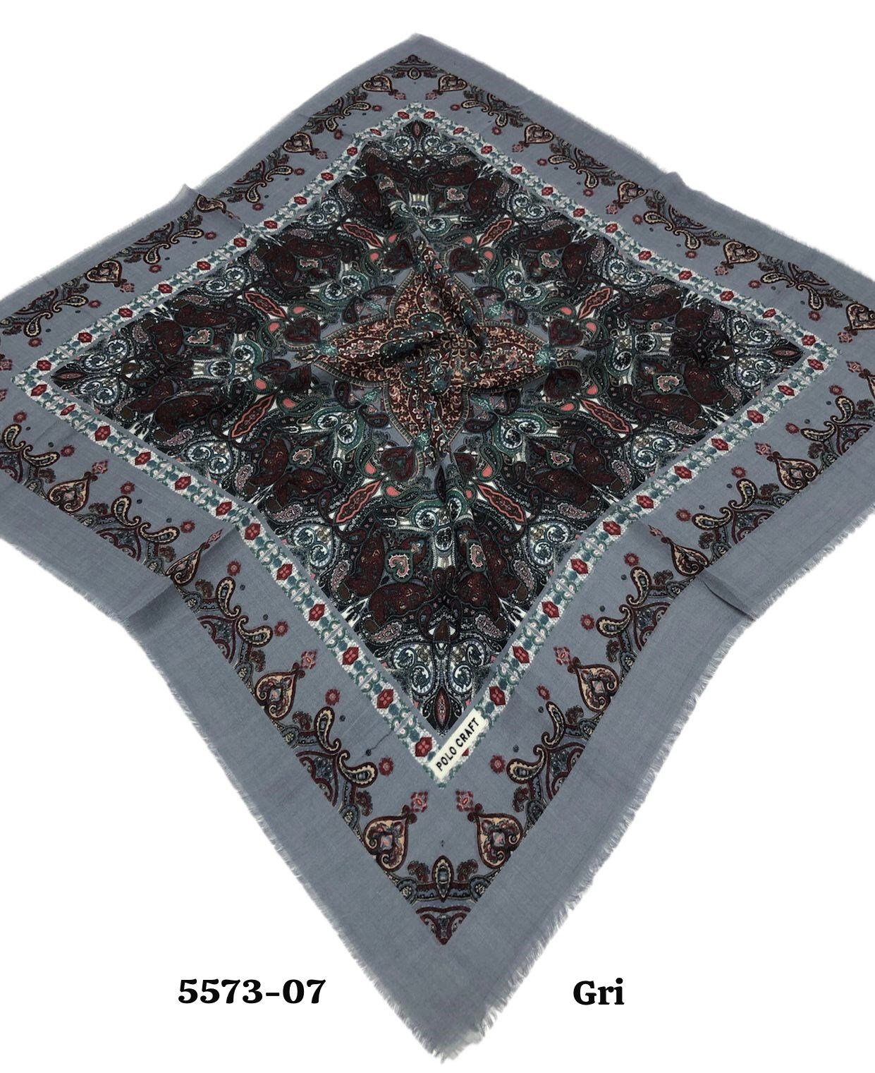 5573 Flamlı Pamuk Eşarp