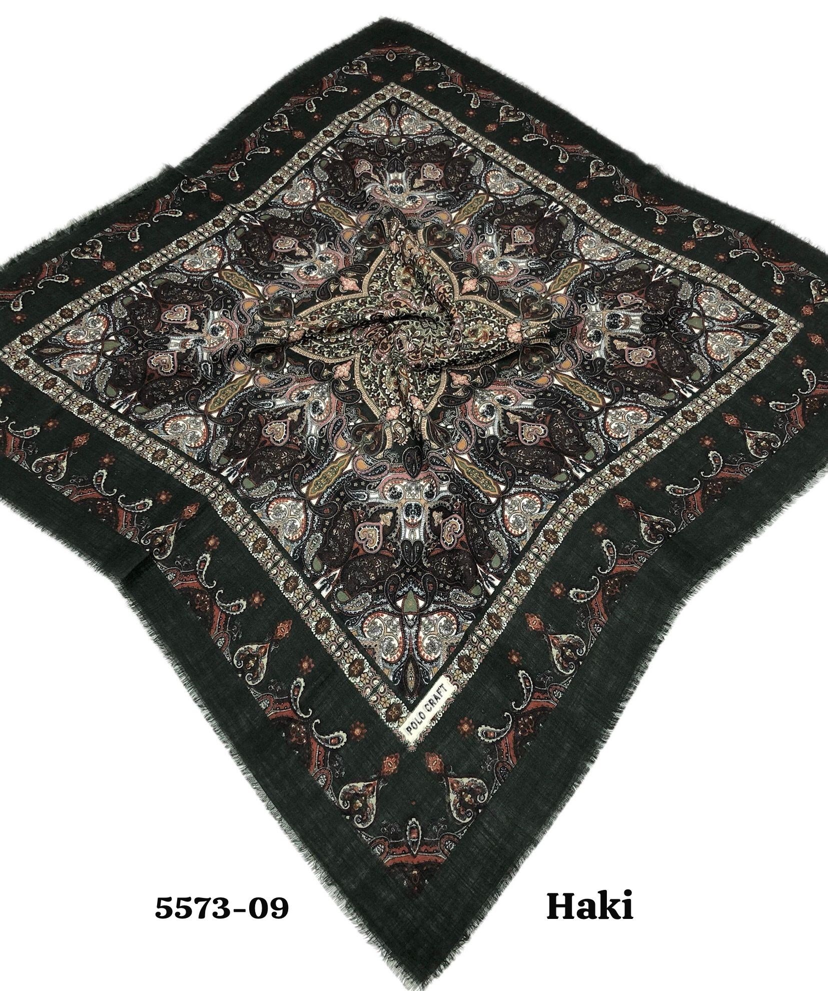 5573 Flamlı Pamuk Eşarp