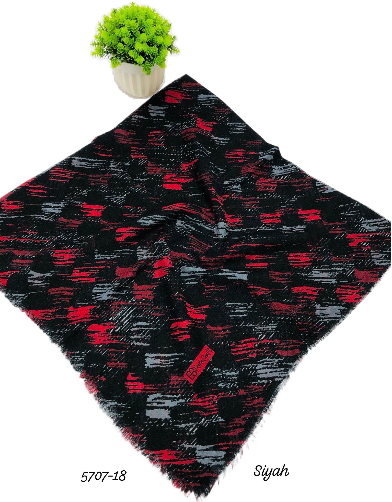 5707 Flamlı Pamuk Eşarp