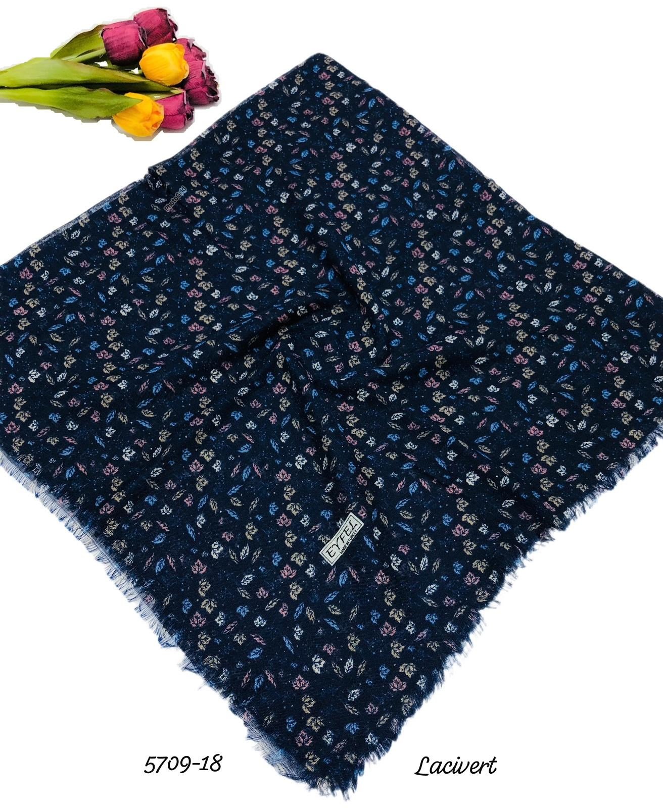 5709 Flamlı Pamuk Eşarp
