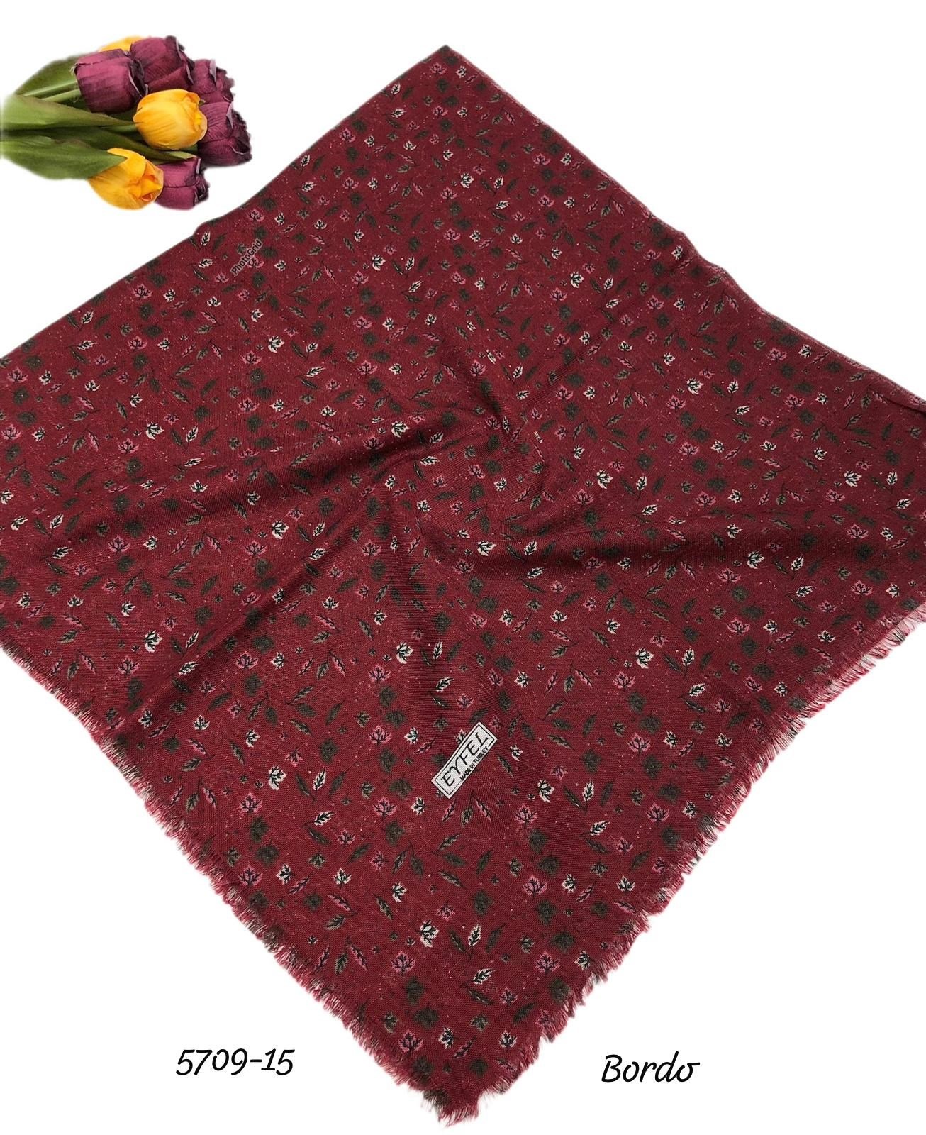 5709 Flamlı Pamuk Eşarp