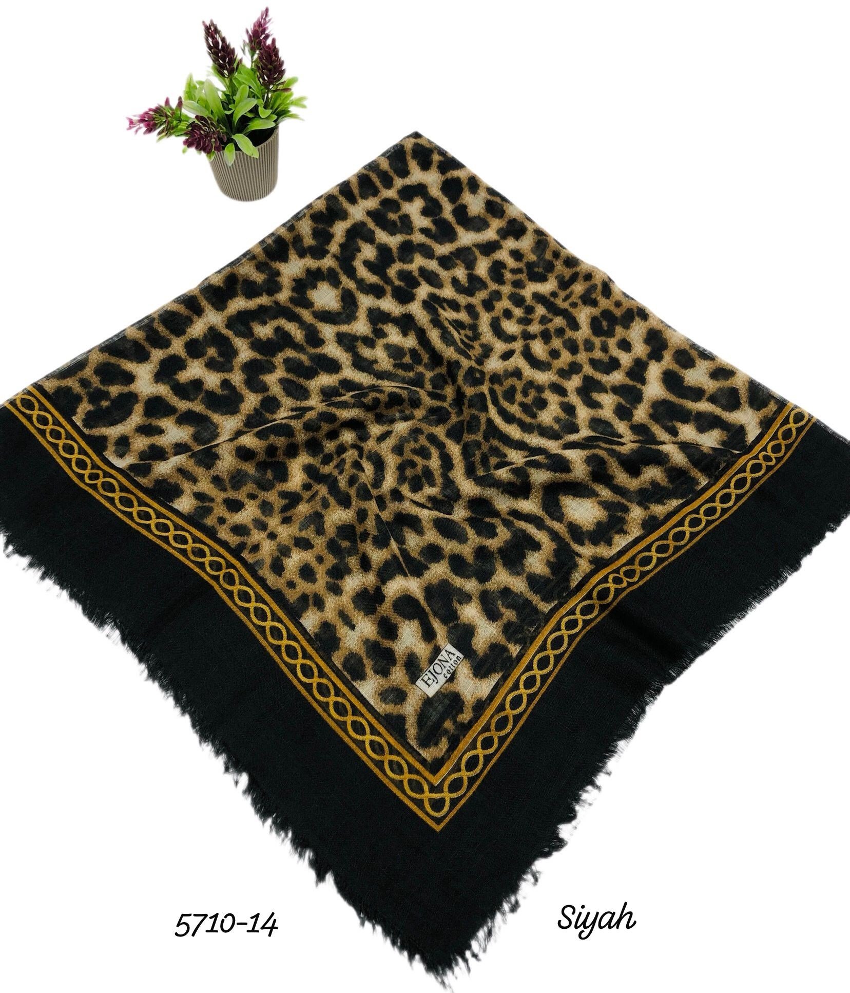 5710 Flamlı Pamuk Eşarp