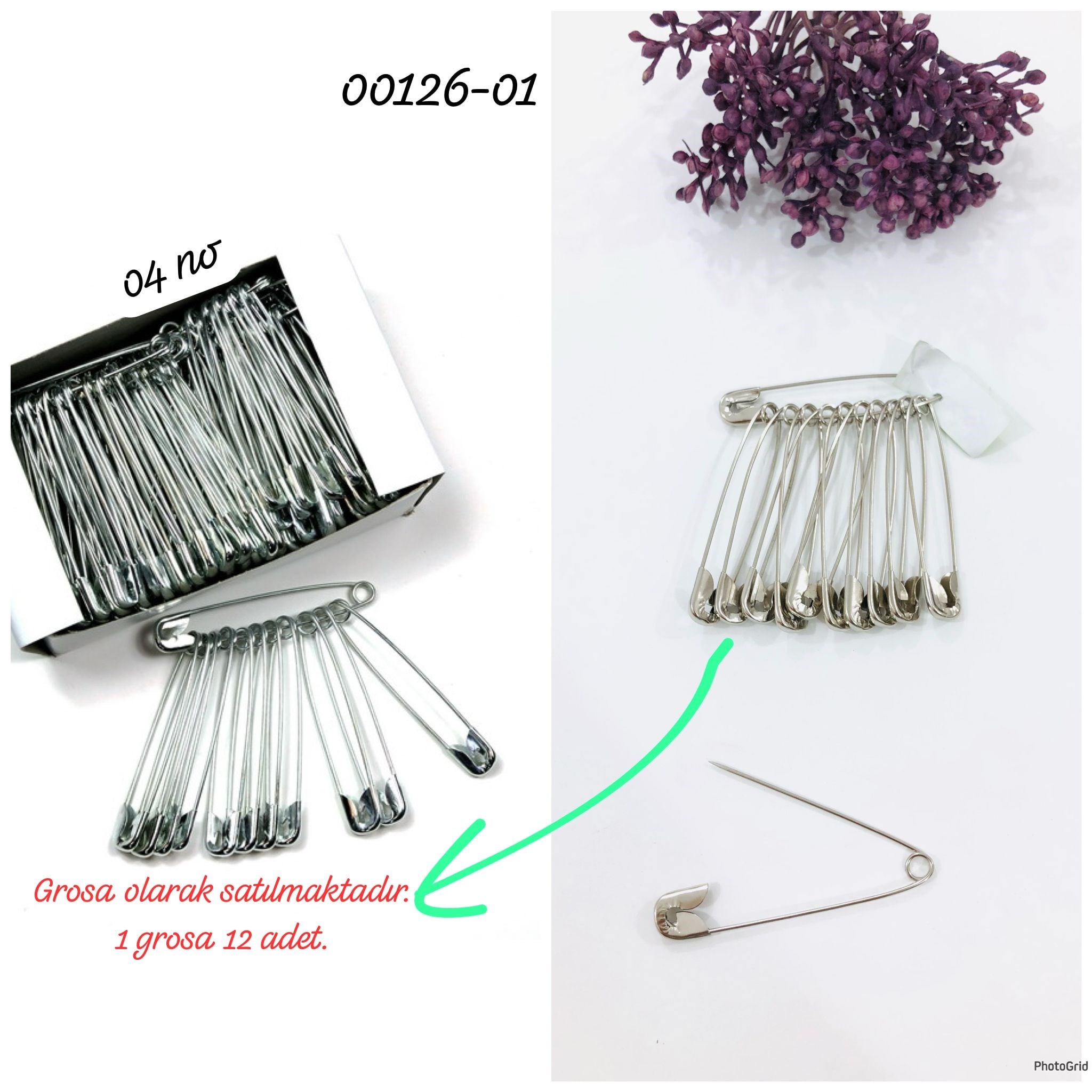 00126 Çengelli İğne No:4