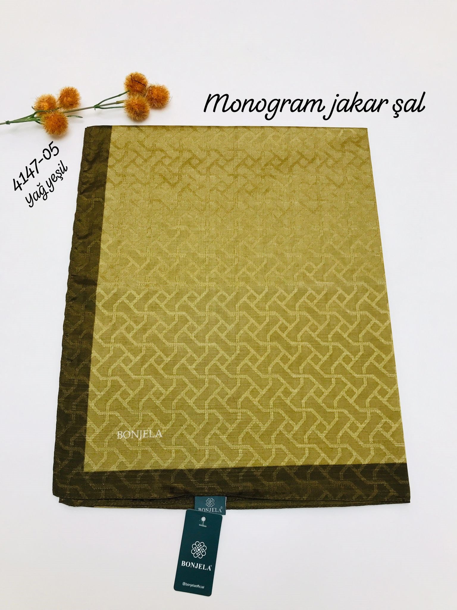 4147 Monogram Jakar Şal