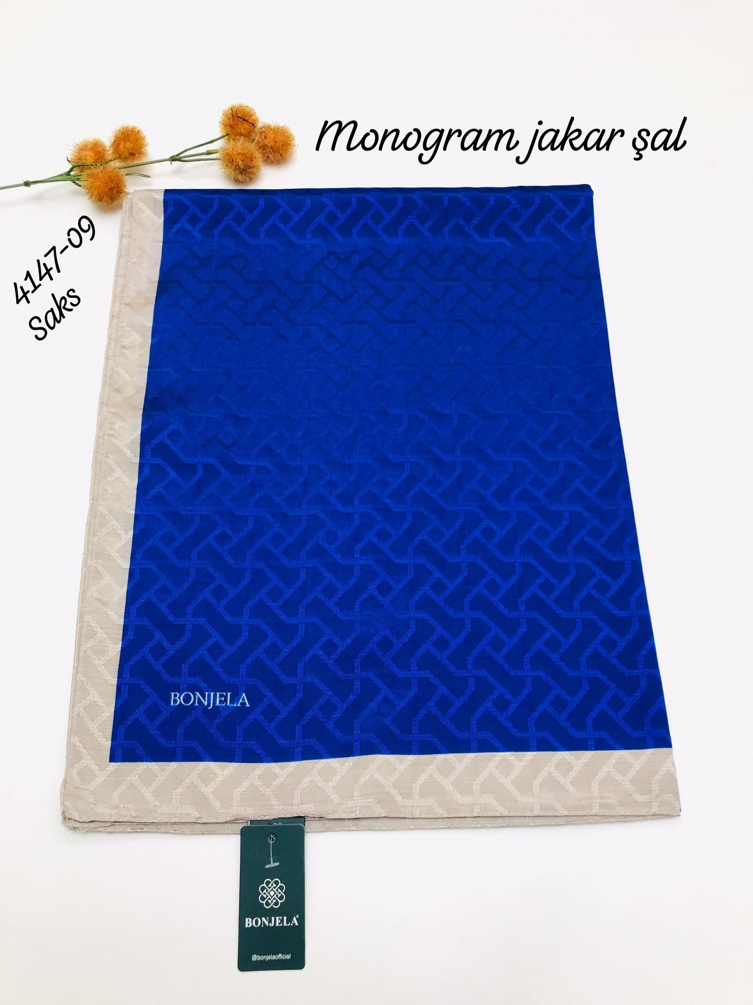 4147 Monogram Jakar Şal