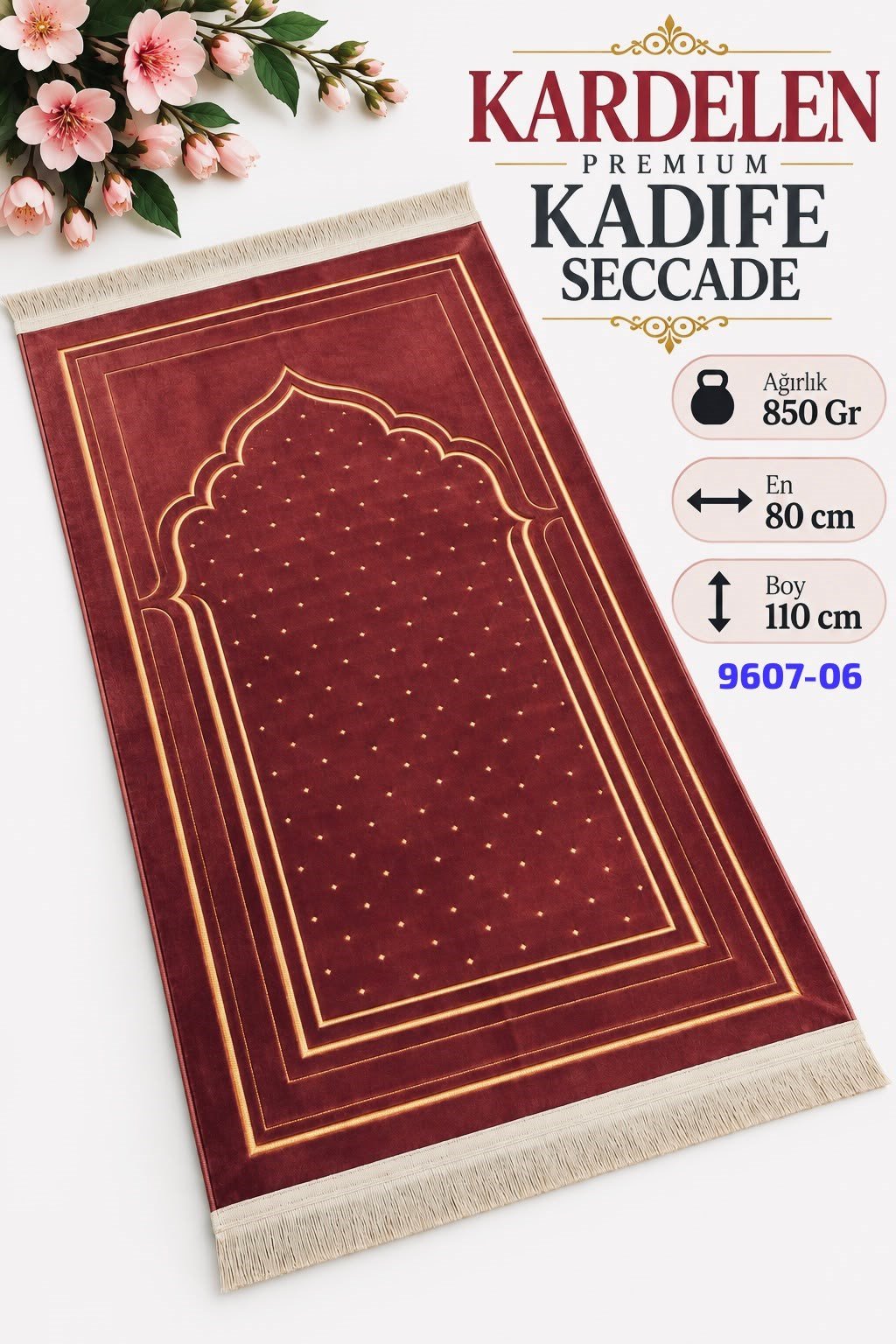 Kardelen Kadife Seccade